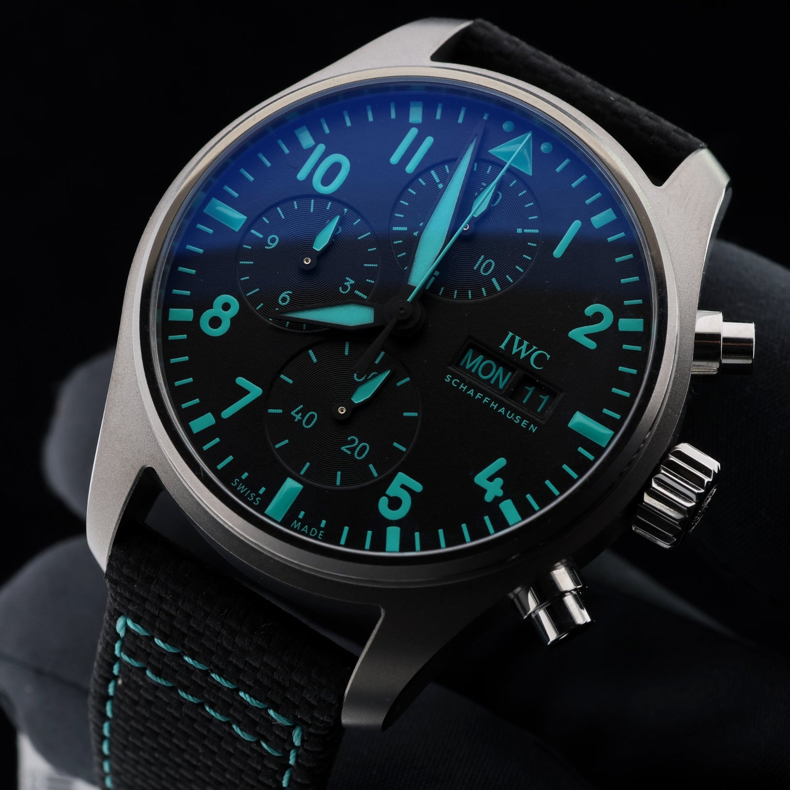 IWC Pilot’s Watch Chronograph 41mm «Mercedes-AMG PETRONAS Formula One™ Team», Ref. IW388108, B+P