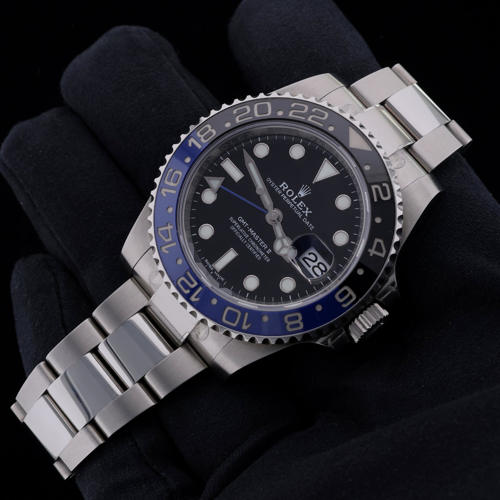 Rolex GMT Master II, "Batman", Stickers, LC100, Ref. 116710BLNR, 05-2017, B+P