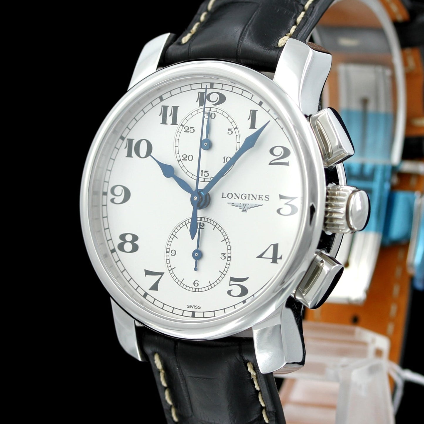 LONGINES Graf Zeppelin Chronograph und Pocket Watch Set 100 Jahre WEMPE, Ref. 26794732, Limited 1XX of 200, 2009, B+P