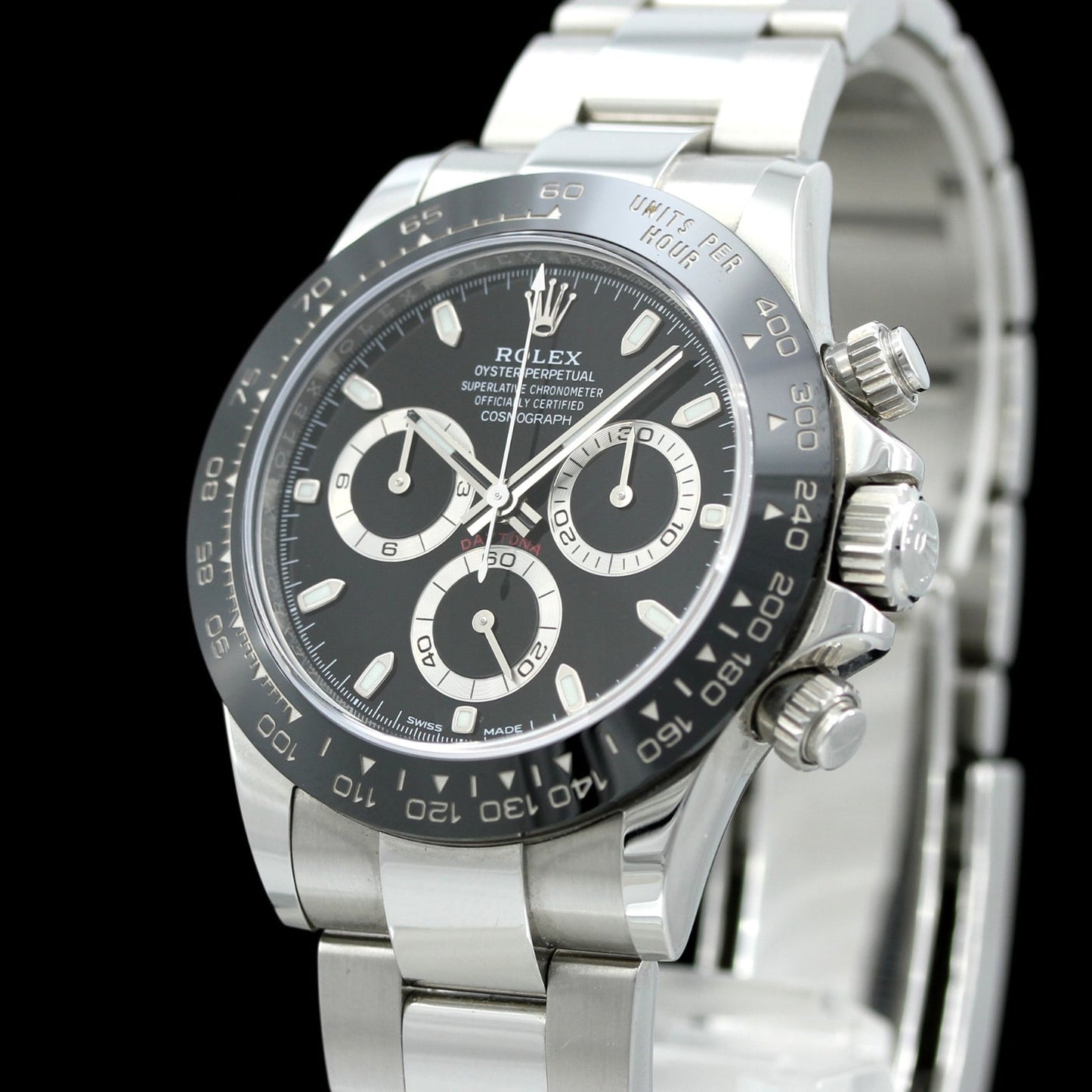 Rolex Daytona 40, Schwarz, Ceramic, 116500LN, B+P