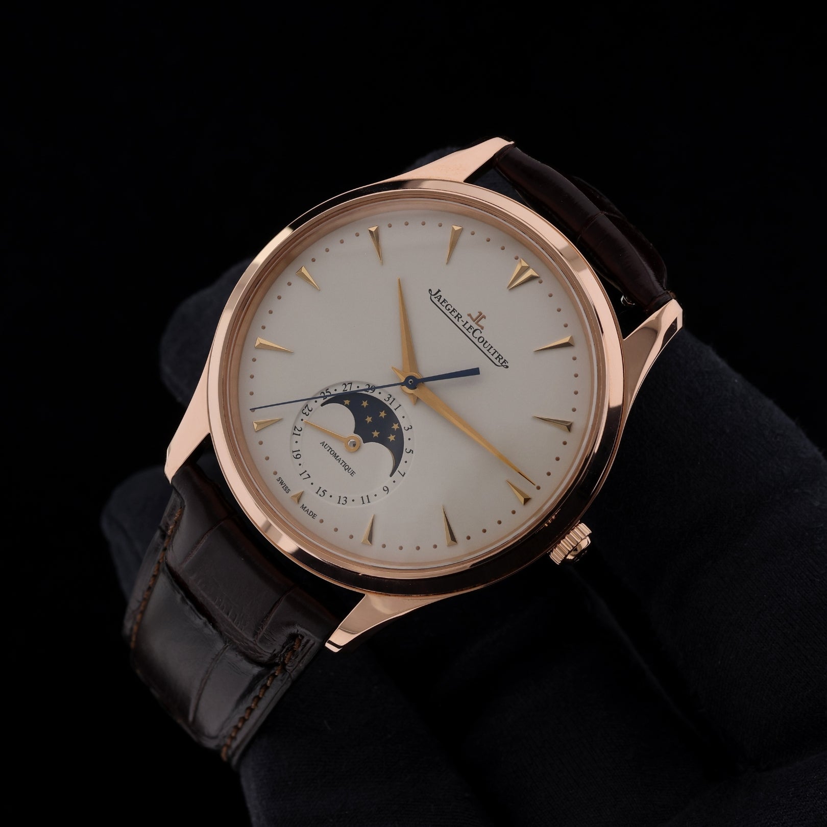 Jaeger-LeCoultre Master Ultra Thin Moon, Roségold, 39mm, Ref. Q1362520, 09-2024, B+P