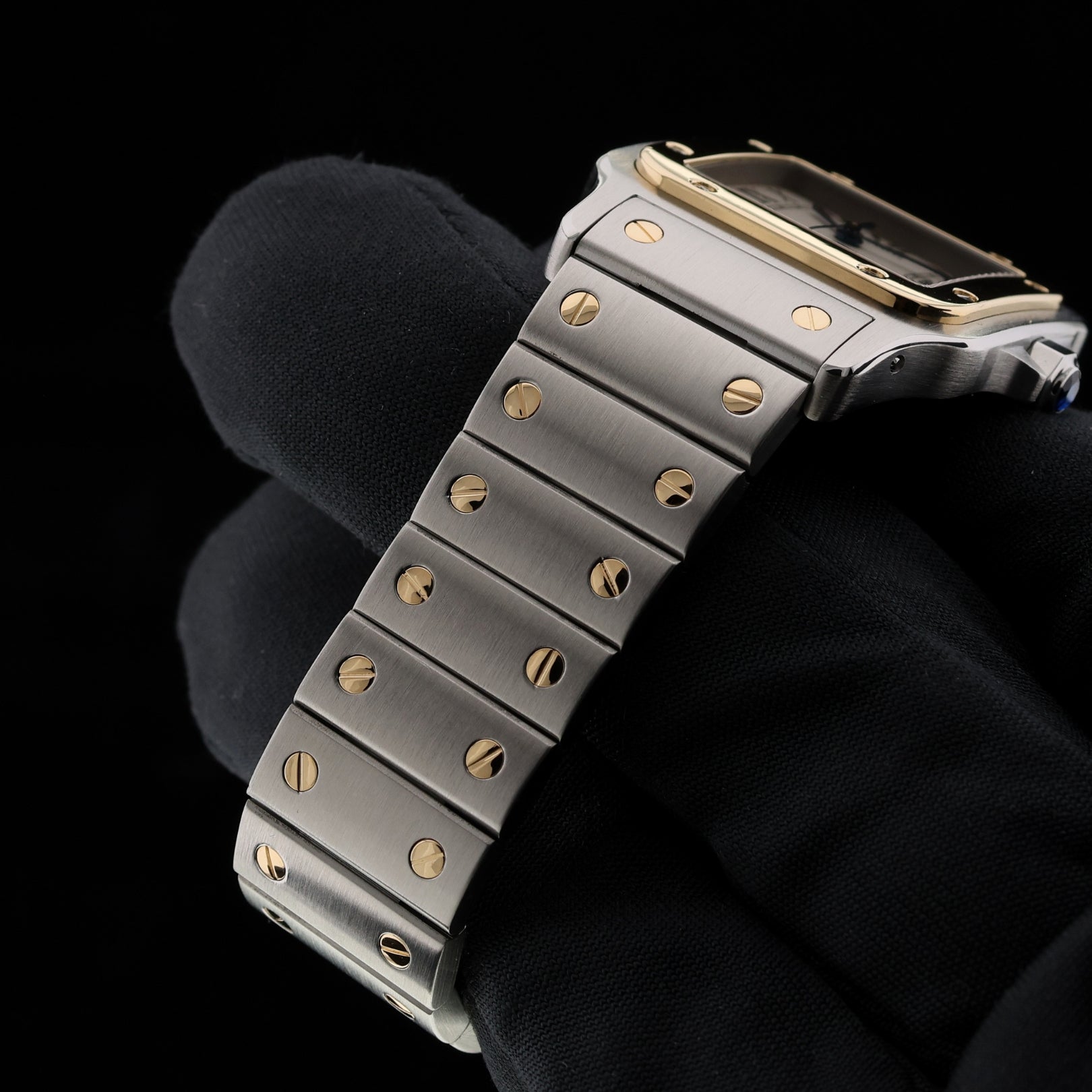 Cartier Santos Galbée, 29mm, Stahl/Gold, Ref. 1566, ohne B+P