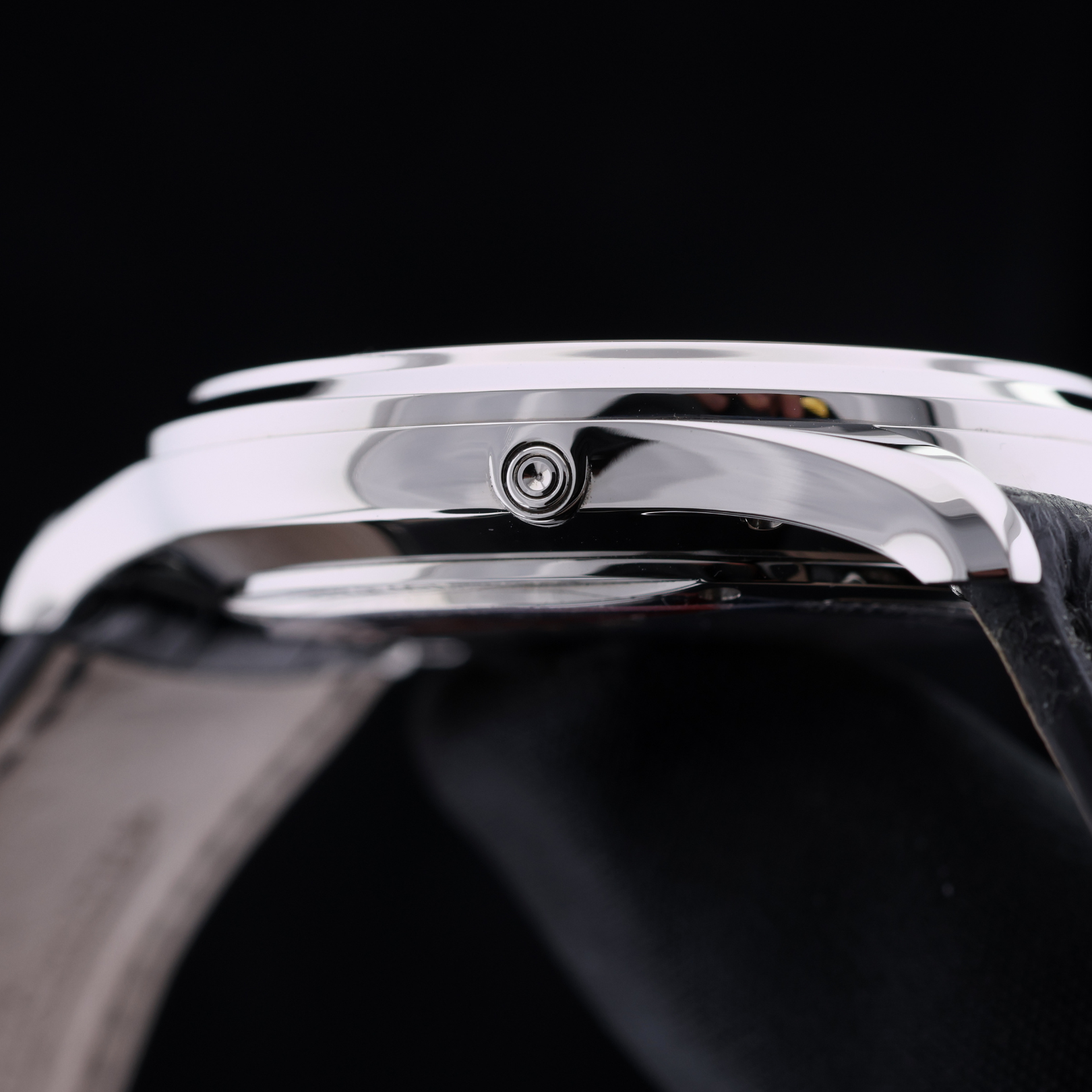 Jaeger-LeCoultre Master Ultra Thin Moon, Black Dial, Edelstahl, Ref. Q1368471, 12-2024, B+P