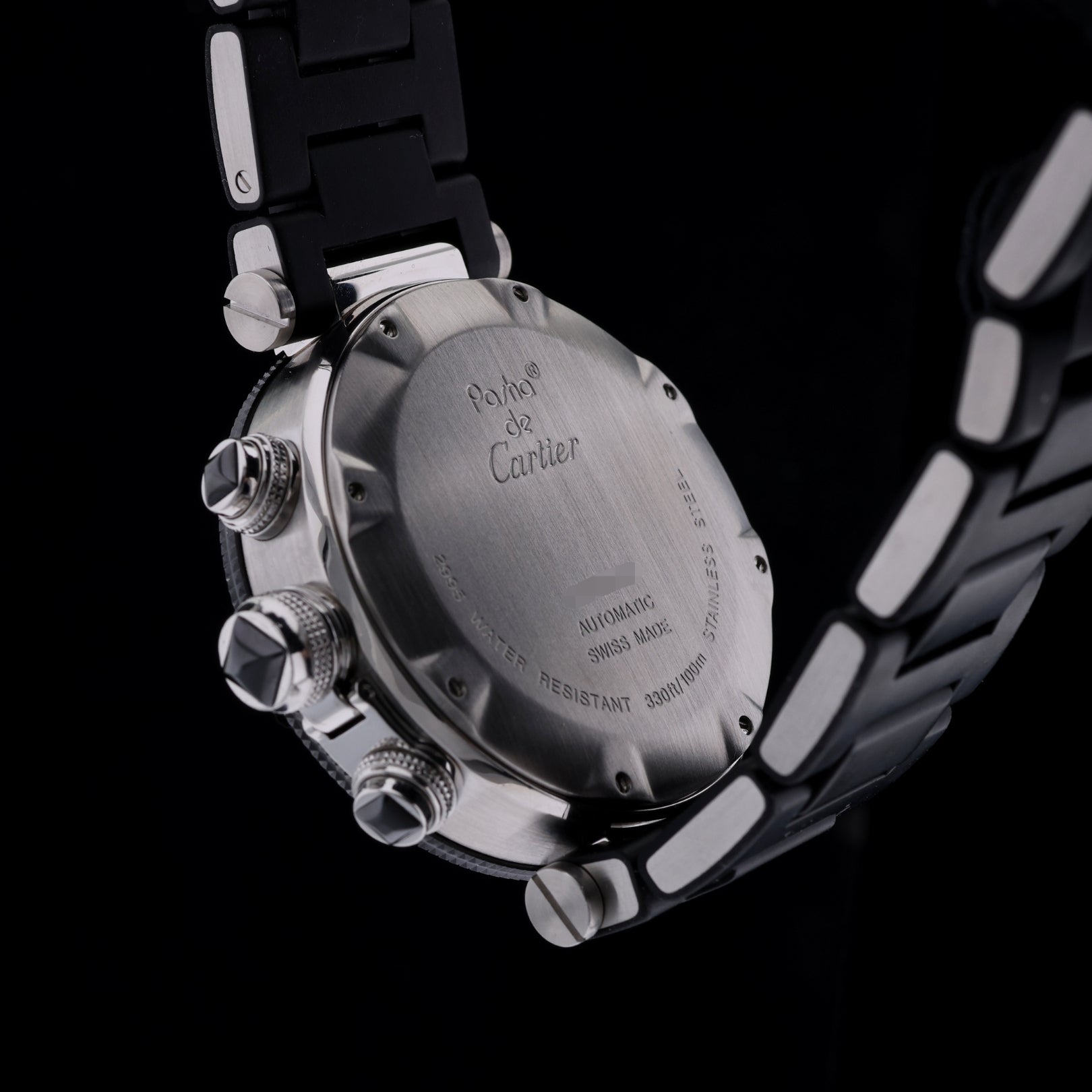 Cartier Pasha de Cartier Seatimer Chronograph, Black Dial, Ref. W31088U2, 11-2011, B+P