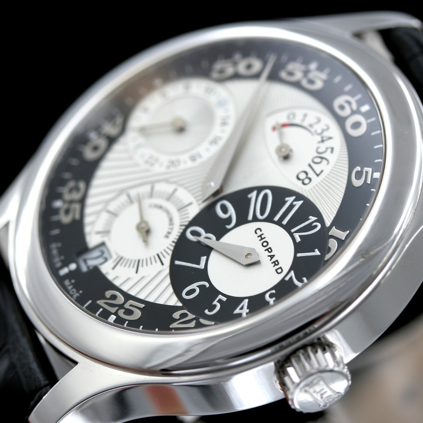 Chopard L.U.C. Regulateur GMT Power Reserve 9 Days Weißgold, Genfer Punze, Limited 250pcs., Ref. 161874-1001