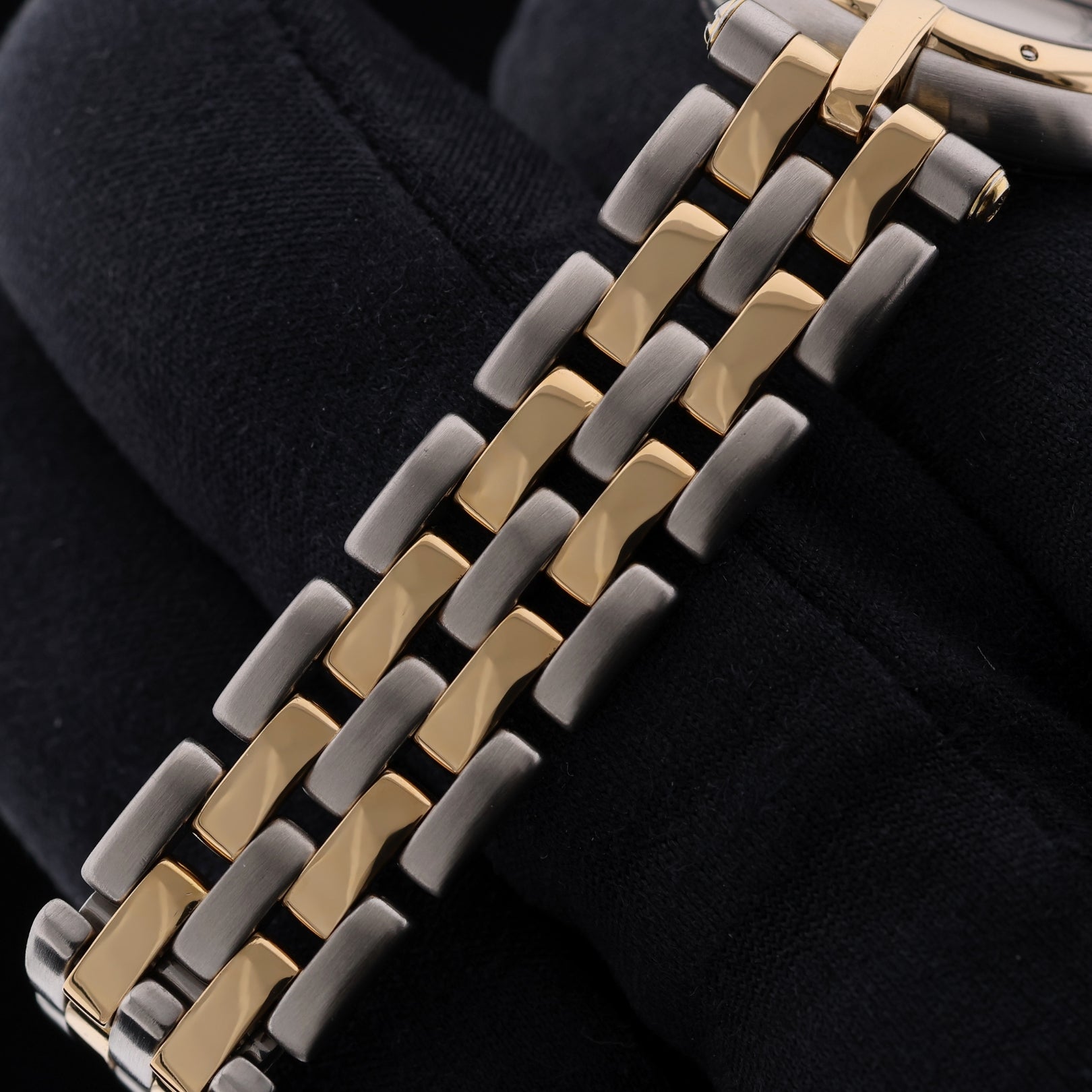 Cartier Panthère Vendome Vintage, 2-Reihig, Stahl/Gelbgold, Ref. 166920, ohne B+P