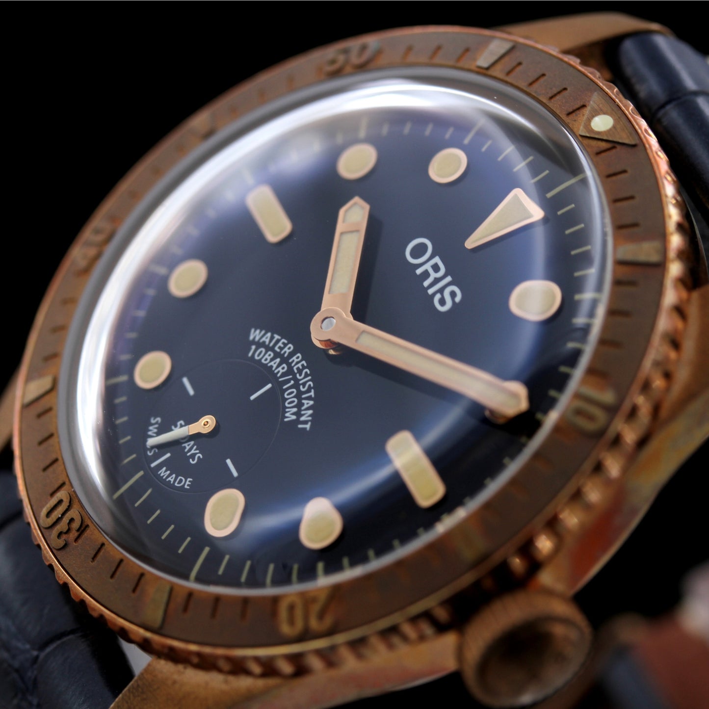 Oris Divers Carl Brashear 40 mm, Calibre 401, Limited Edition, Ref. 01 401 7764 3185, B+P