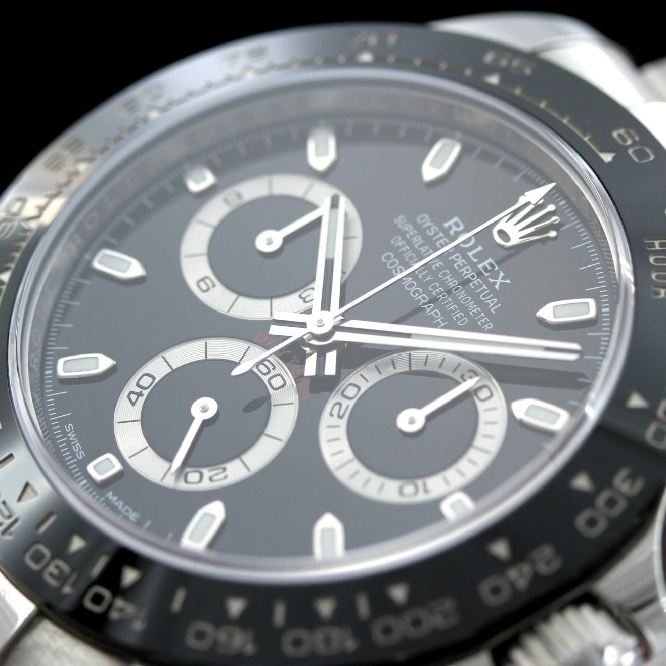 Rolex Daytona 40, Schwarz, Ceramic, 116500LN, B+P