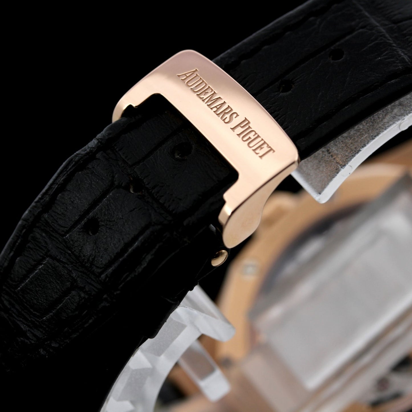Audemars Piguet Royal Oak, 41 mm, black dial, Ref. 15500OR.OO.D002CR.01, B+P