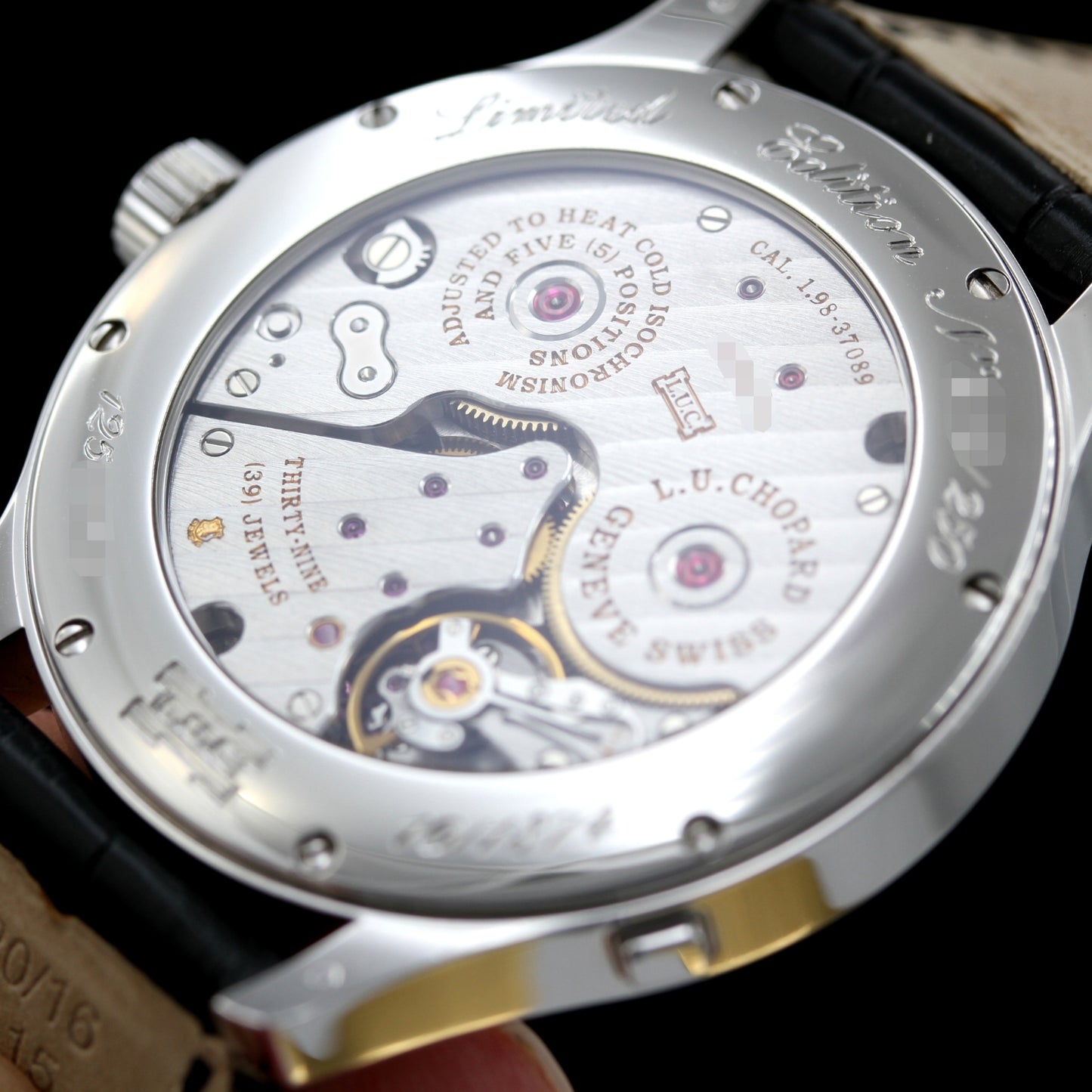 Chopard L.U.C. Regulateur GMT Power Reserve 9 Days Weißgold, Genfer Punze, Limited 250pcs., Ref. 161874-1001