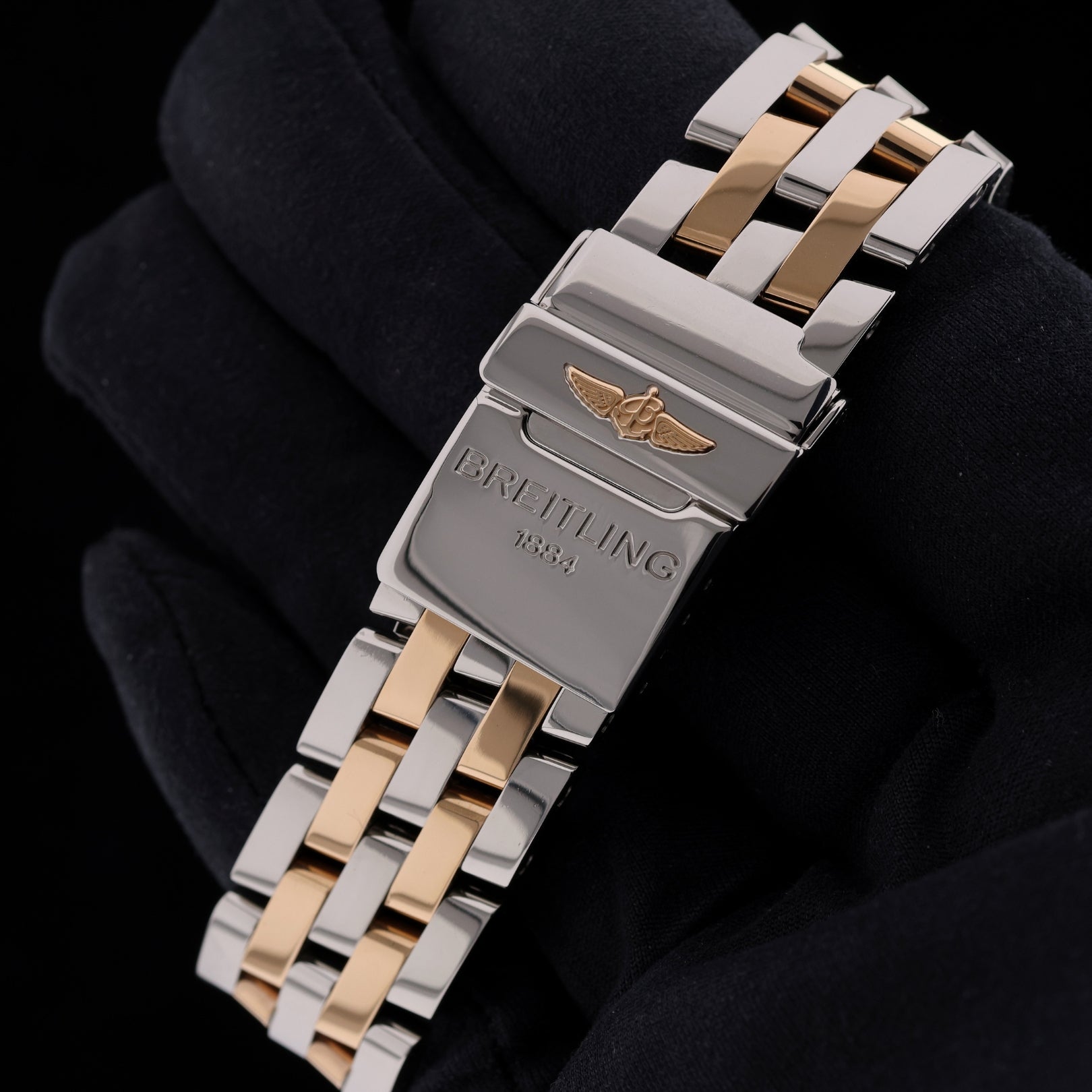 Breitling Galactic, Edelstahl/Gelbgold, LC100, Ref. C49350L2-BA09, 04-2014, B+P