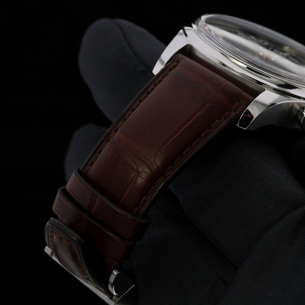 IWC Portuguese Portugieser Chronograph Classic, LC100, Edelstahl, Ref. IW390404, 2018, B+P