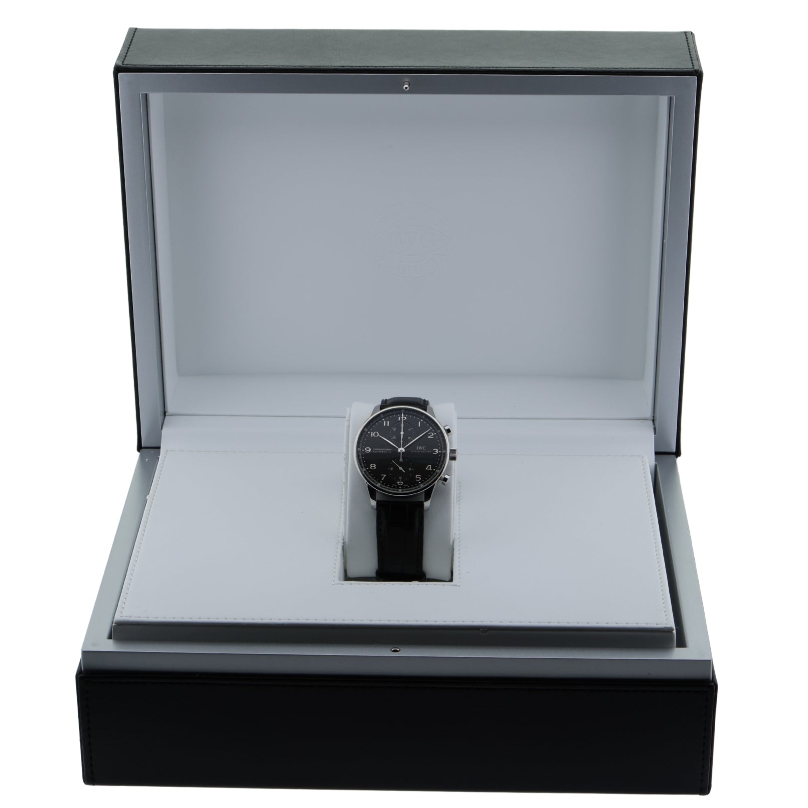 IWC Portugieser 40.9 mm, Chronograph Automatic, Ref. IW371447, ungetragen/Folie, B+P