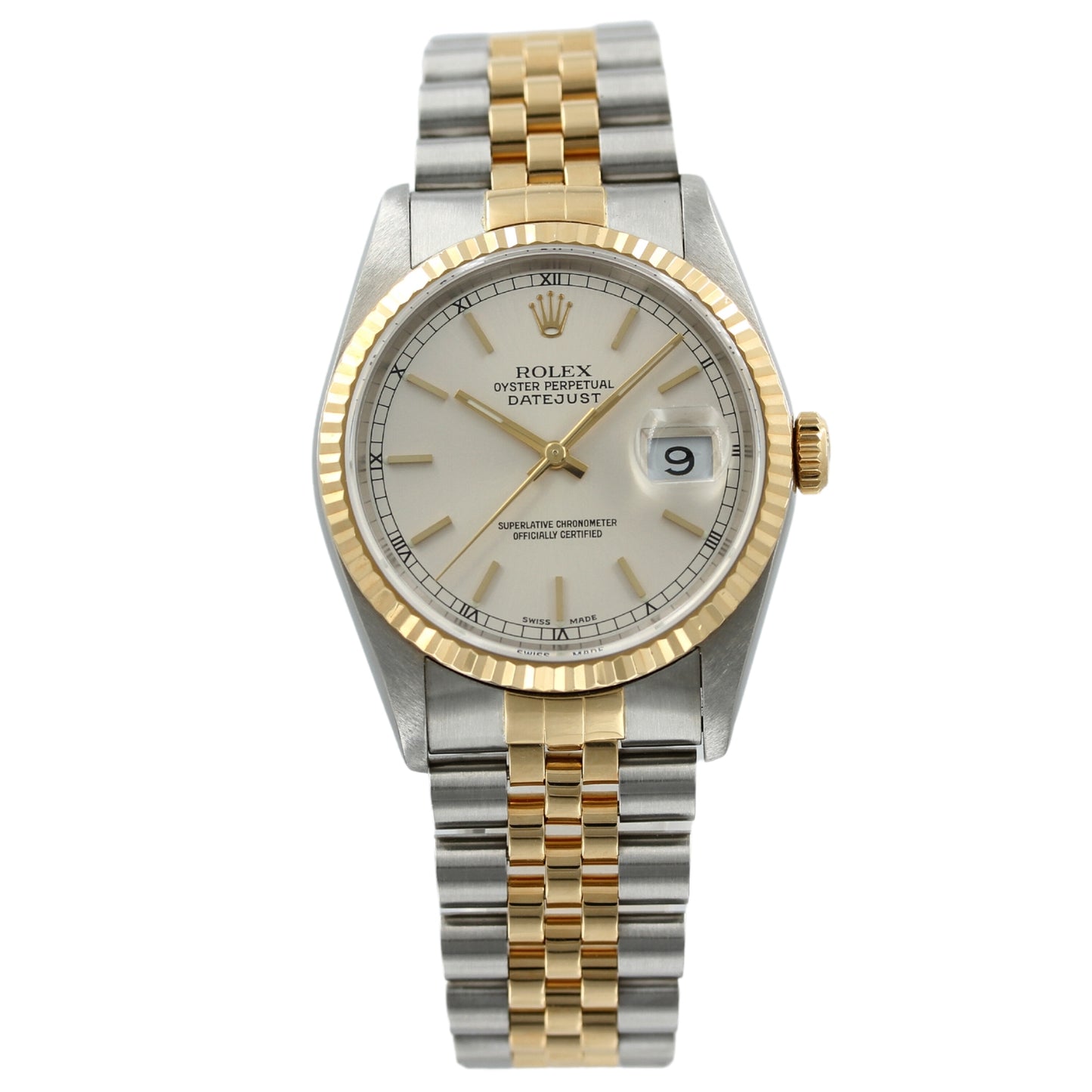 Rolex Datejust 36, Bicolor, Ref. 16233, B+P