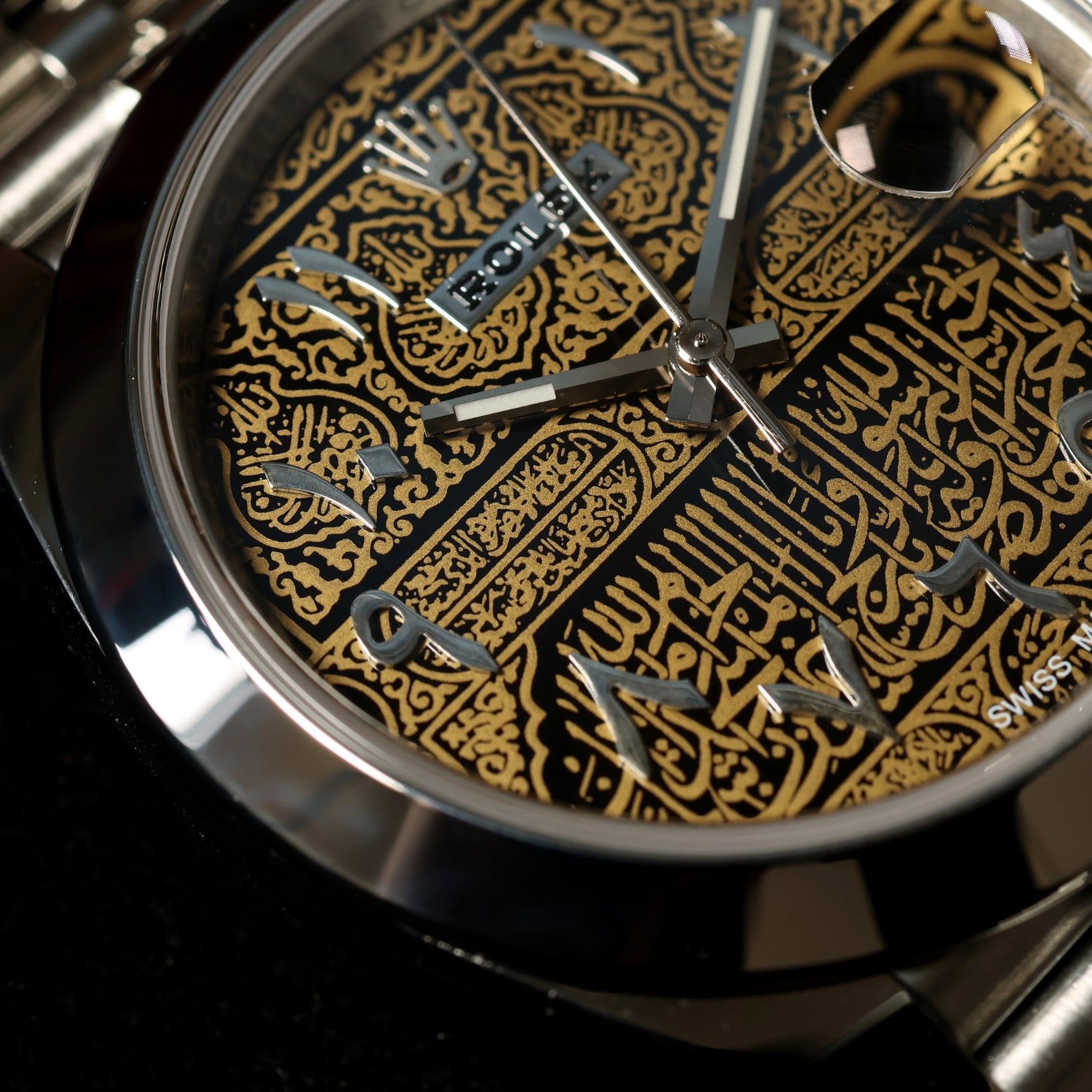 Rolex Datejust 41, Kaaba Dial, Jubillee, Ersatzblatt Weiss, Ref. 126300, 11-2023, B+P