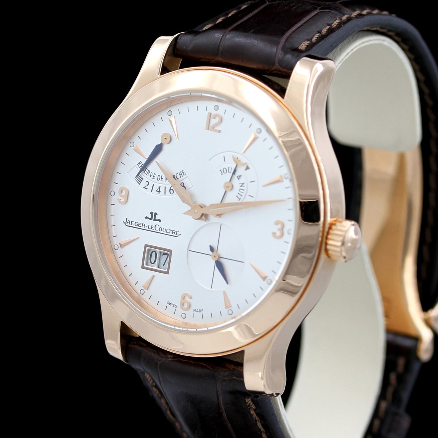 Jaeger-LeCoultre Master Control 8 Days Big Date 146.2.17, Q1602420, Handaufzug, Roségold