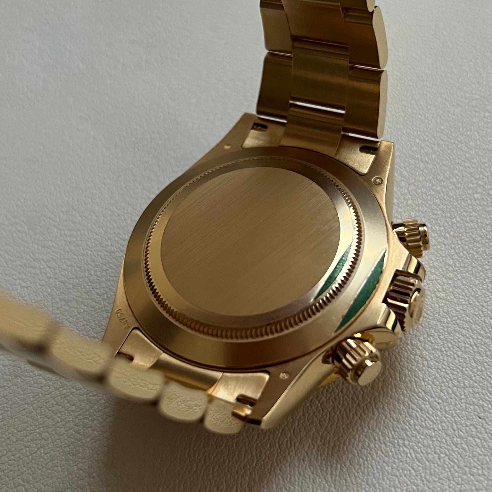 Rolex Daytona Cosmograph, Gelbgold, Gold Dial, Ref. 116508, 2022, B+P