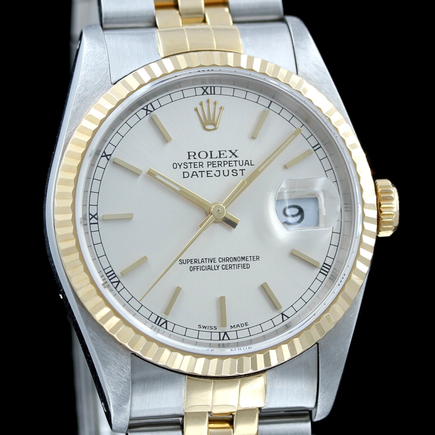Rolex Datejust 36, Bicolor, Ref. 16233, B+P