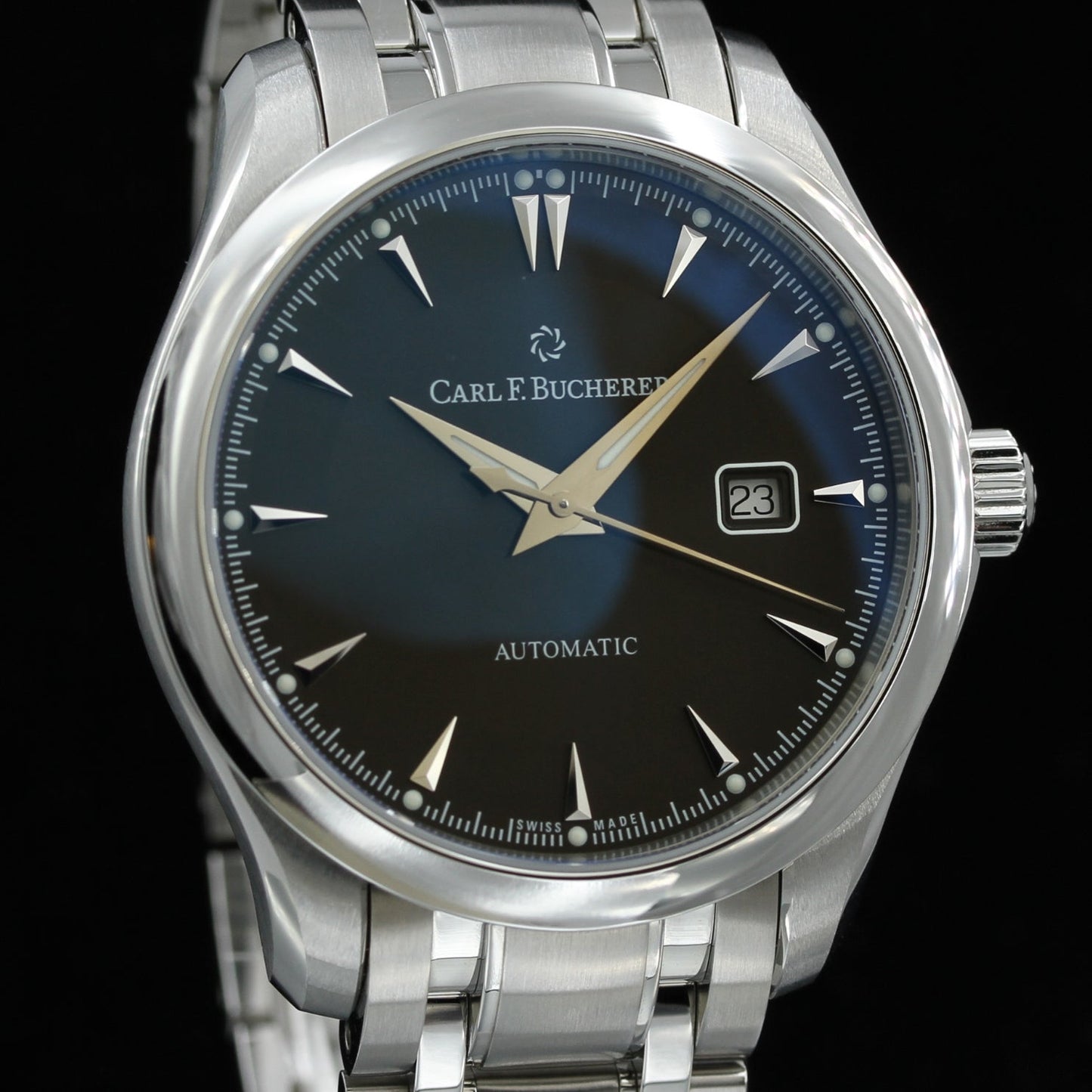 Carl F. Bucherer Manero Autodate 42mm, Grey Dial, Ref. 00.10915.08.33.21, 2020, B+P