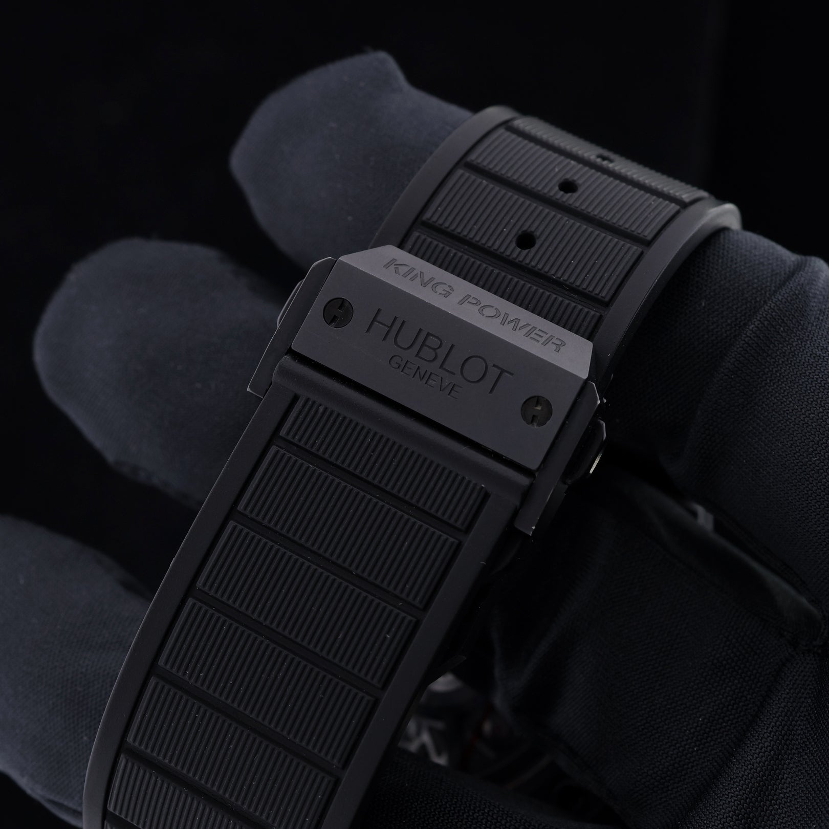 Hublot King Power Unico, Black Ceramic, LC100, Ref. 701.CI.0110.RX, 12-2011, B+P
