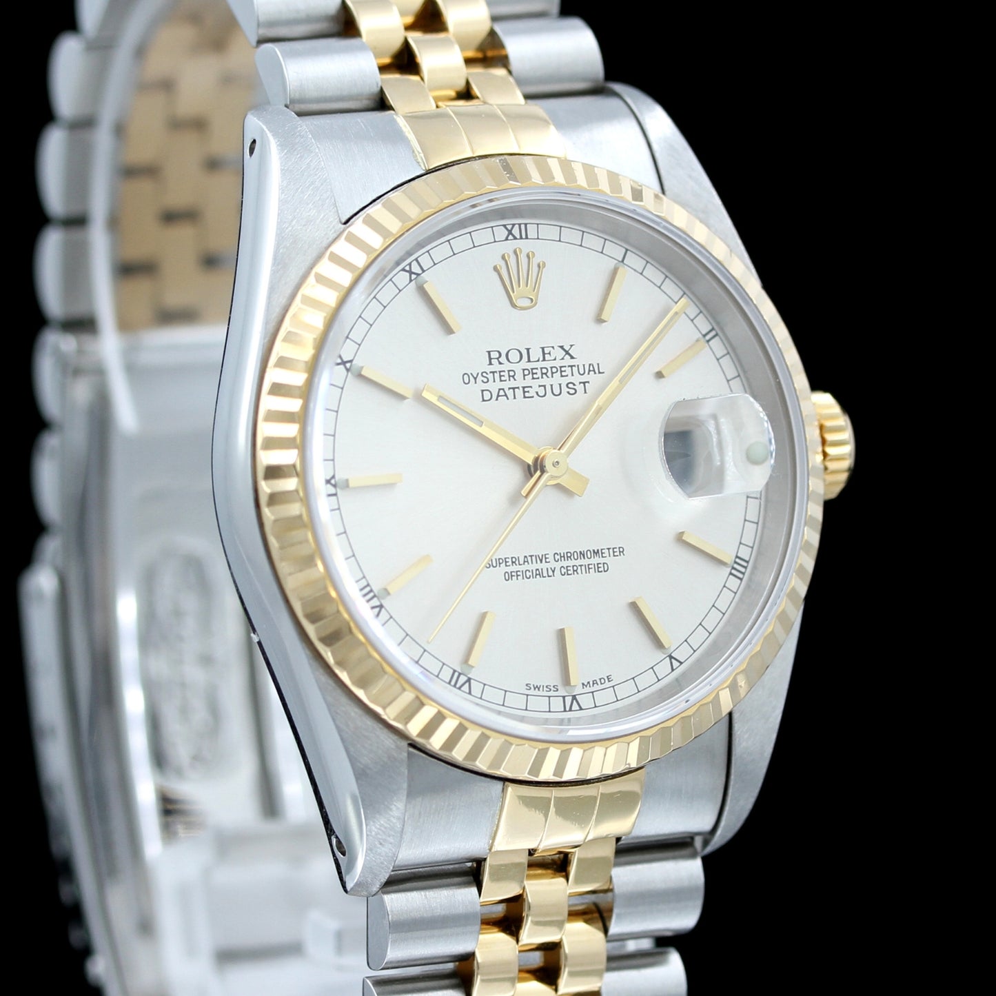Rolex Datejust 36, Bicolor, Ref. 16233, B+P