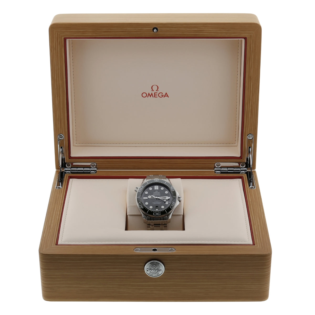 Omega Seamaster Diver 300M, Green, Edelstahl, Ref. 210.30.42.20.10.001, 08-2024, B+P