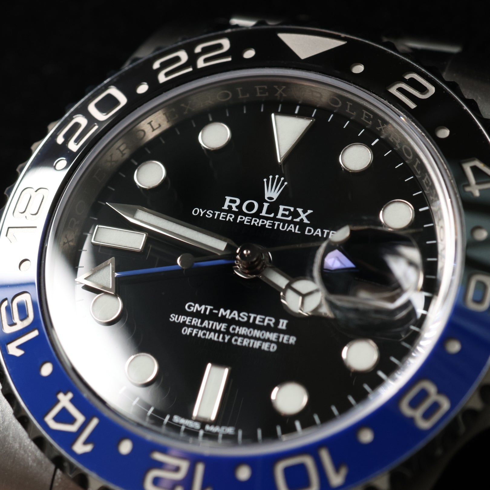 Rolex GMT Master II, "Batman", Stickers, LC100, Ref. 116710BLNR, 05-2017, B+P