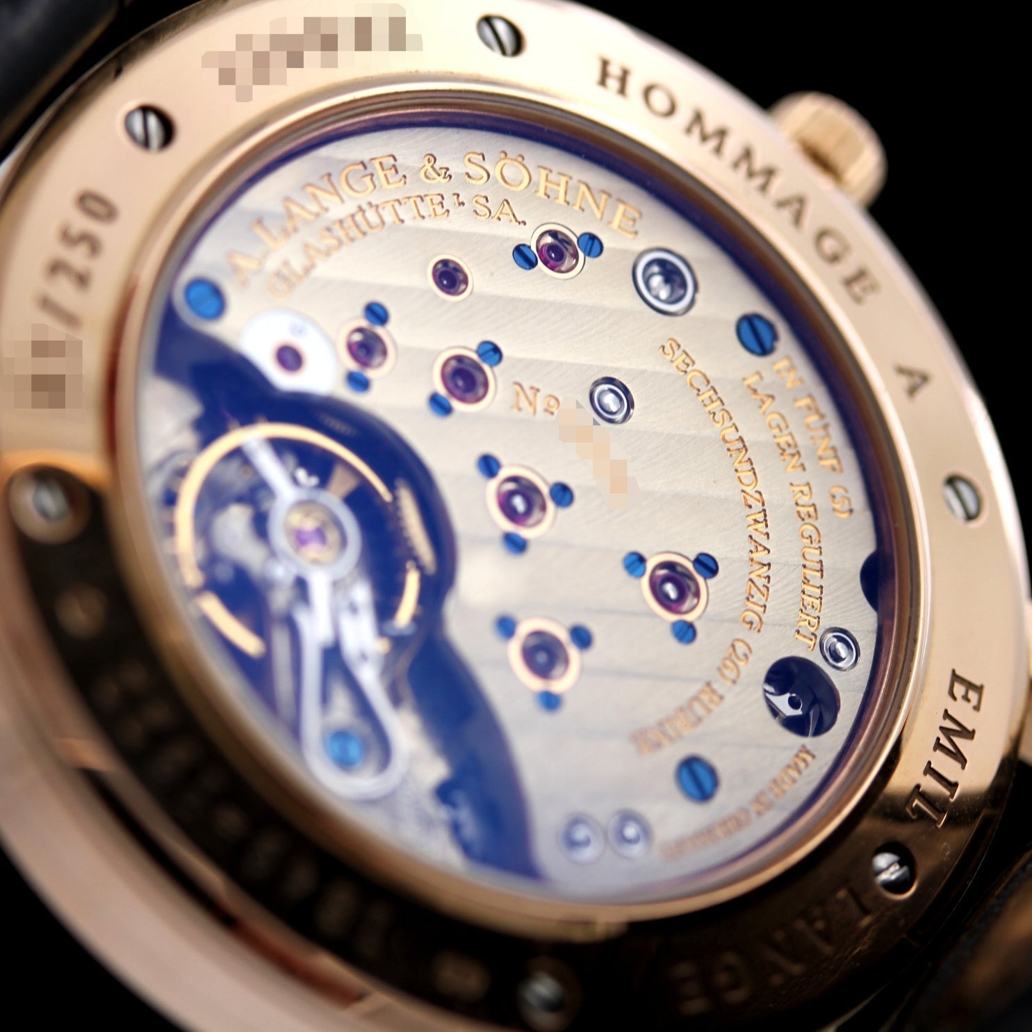 A. Lange & Söhne 1815 Mondphase 36 mm, Emil Lange, Limited Edition 250, Faltschliesse, Ref. 231.031, 1999/DE, B+P - LUXUHRIA