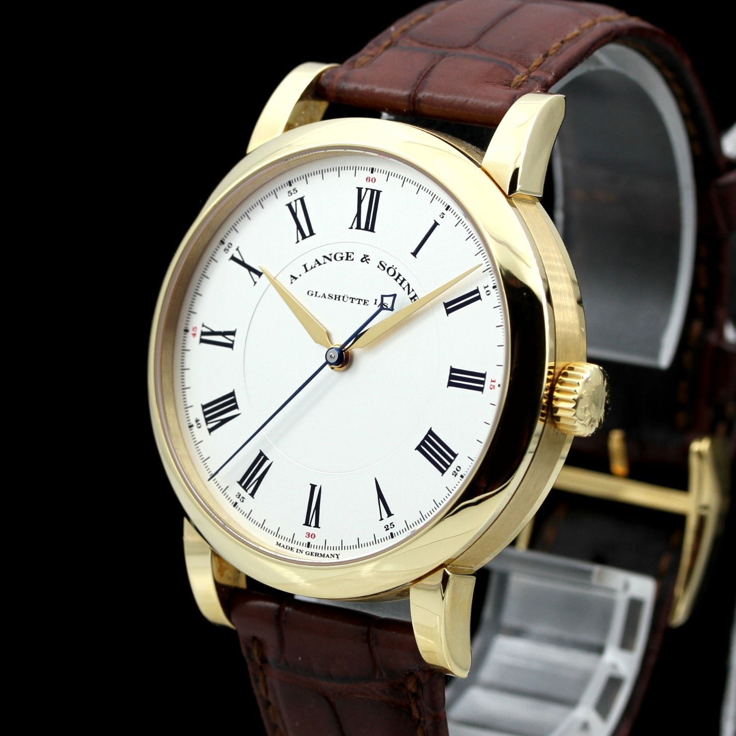 A.Lange & Söhne Richard Lange 40mm, Gelbgold, Full-Set Wempe, 232.021, B+P - LUXUHRIA