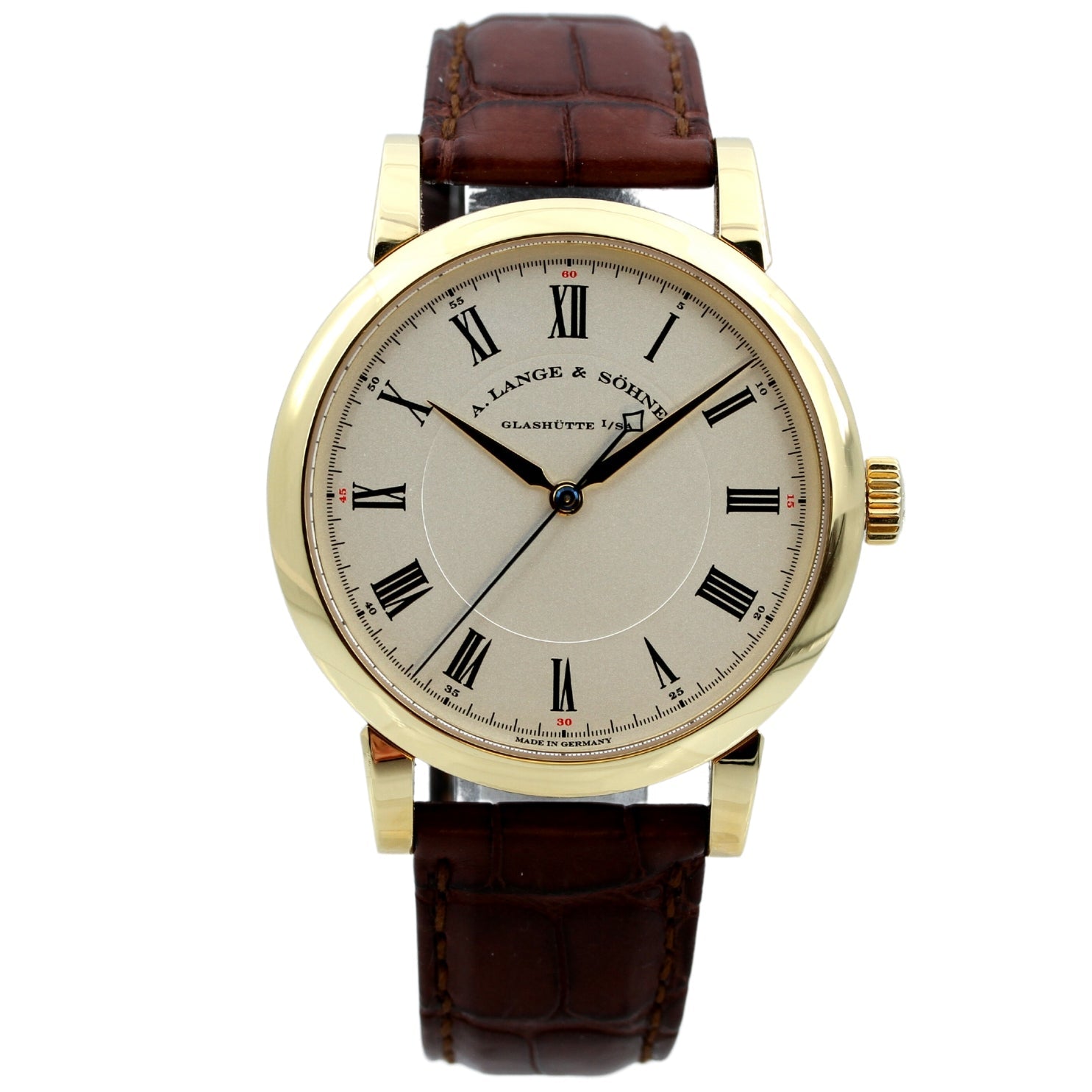 Söhne Richard Lange 40mm, Gelbgold, Full-Set Wempe,