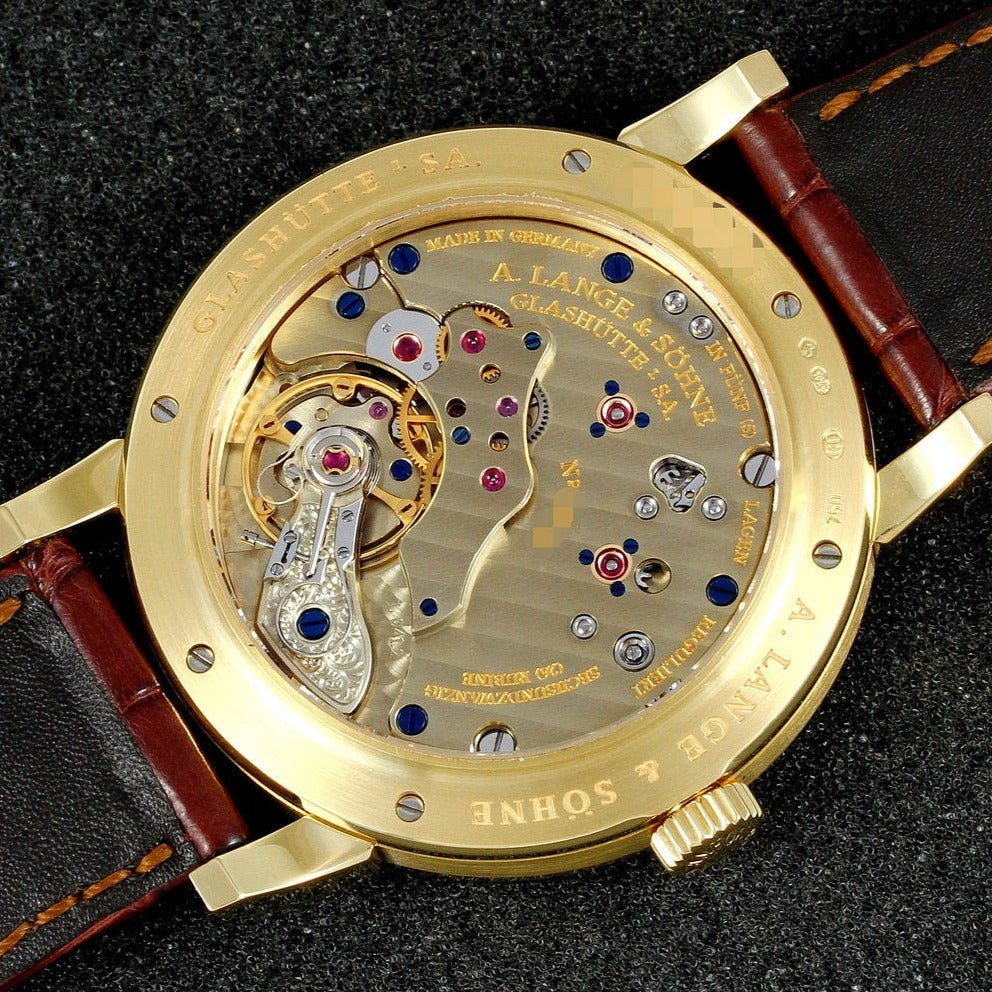 A.Lange & Söhne Richard Lange 40mm, Gelbgold, Full-Set Wempe, 232.021, B+P - LUXUHRIA
