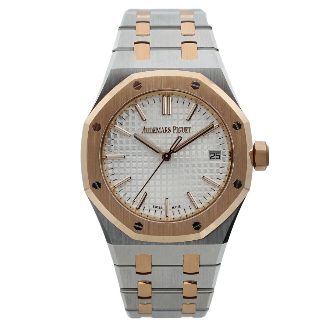 Audemars Piguet, Royal Oak 37mm, 50th Anni, bicolor, Ref. 15550SR.OO.1356SR.01 - LUXUHRIA