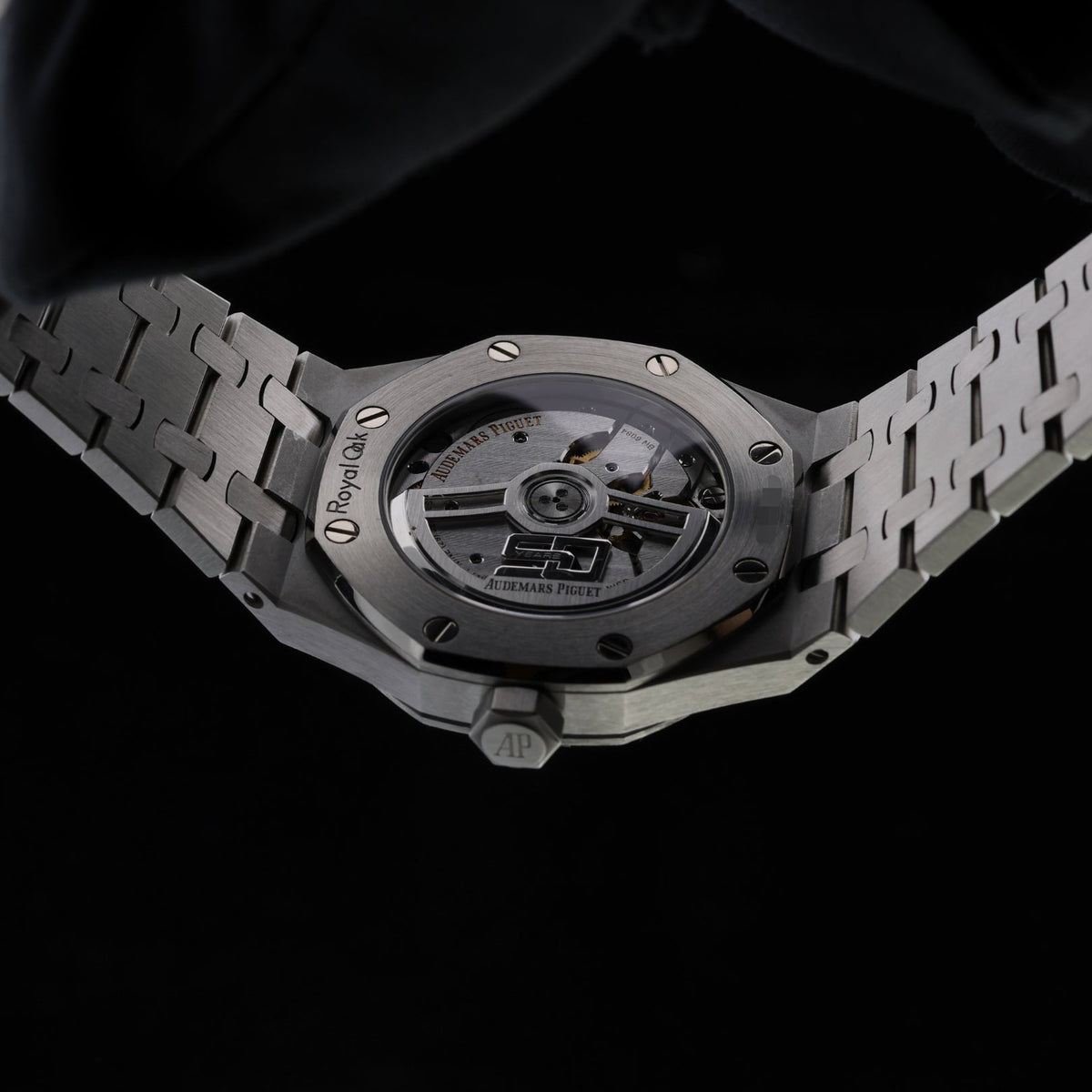 Audemars Piguet Royal Oak, 50th Anniversary, Ice Blue Dial, Diamond Bezel, Ref. 15551ST.ZZ.1356ST.01, 2022, B+P - LUXUHRIA