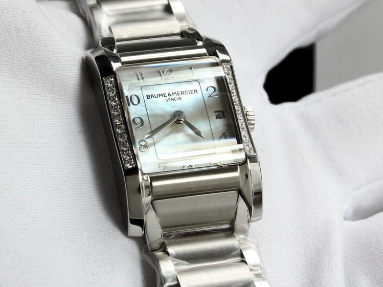 Baume & Mercier Hampton Ladies Diamonds mit Perlmutt, 2022, M0A10051 - LUXUHRIA