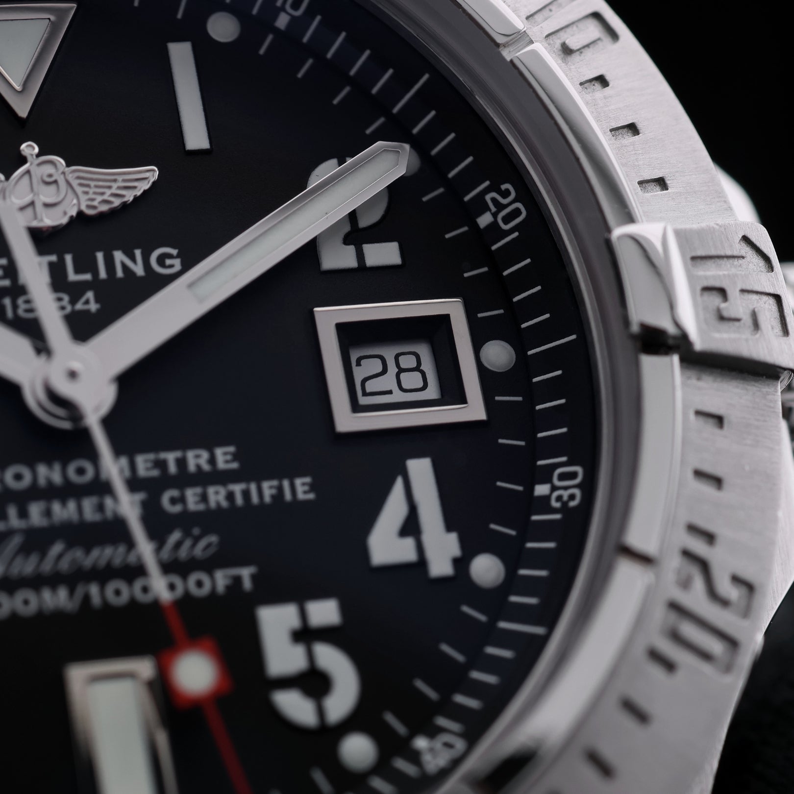 Breitling Avenger Seawolf, Kautschukband, 45mm, Ref. A1733010/B906, 08 - 2013, B+P - LUXUHRIA