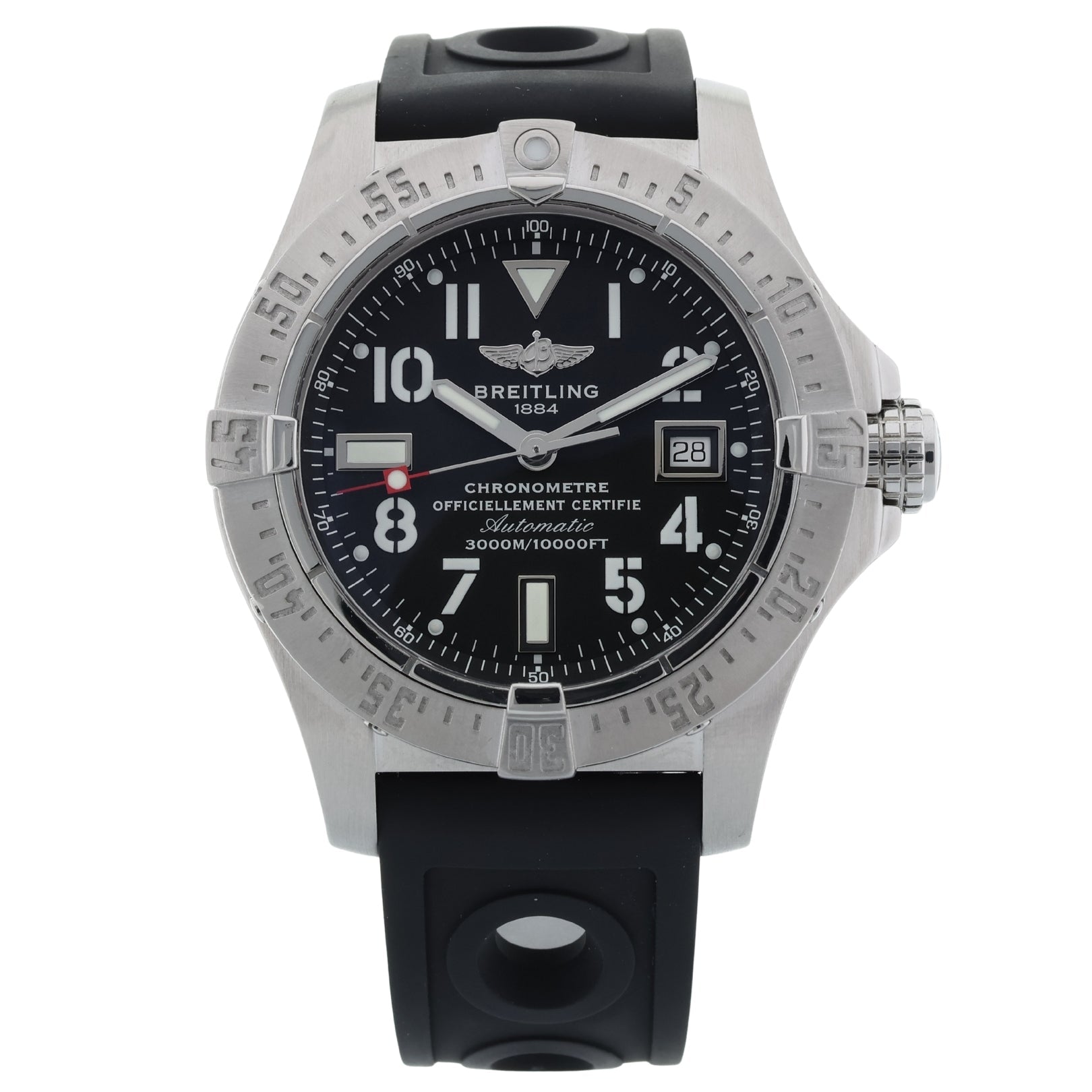 Breitling Avenger Seawolf, Kautschukband, 45mm, Ref. A1733010/B906, 08 - 2013, B+P - LUXUHRIA