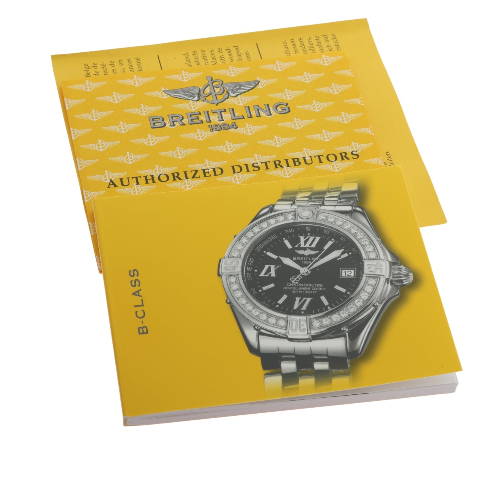 Breitling B - Class, Perlmutt Dial, Stahl/Gold, Ref. D71365, 06 - 2004, B+P - LUXUHRIA