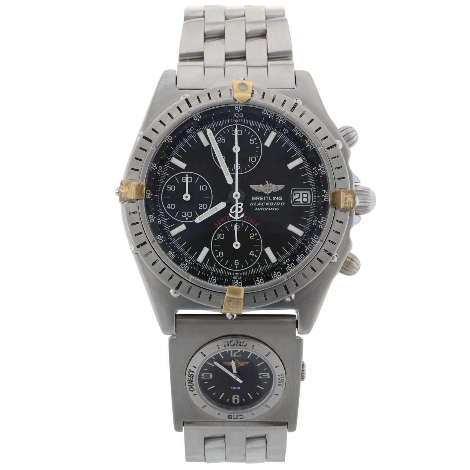 Breitling Chronomat Blackbird, UTC, Pilot Bracelet, Edelstahl, Ref. B13050.1, ohne B+P - LUXUHRIA