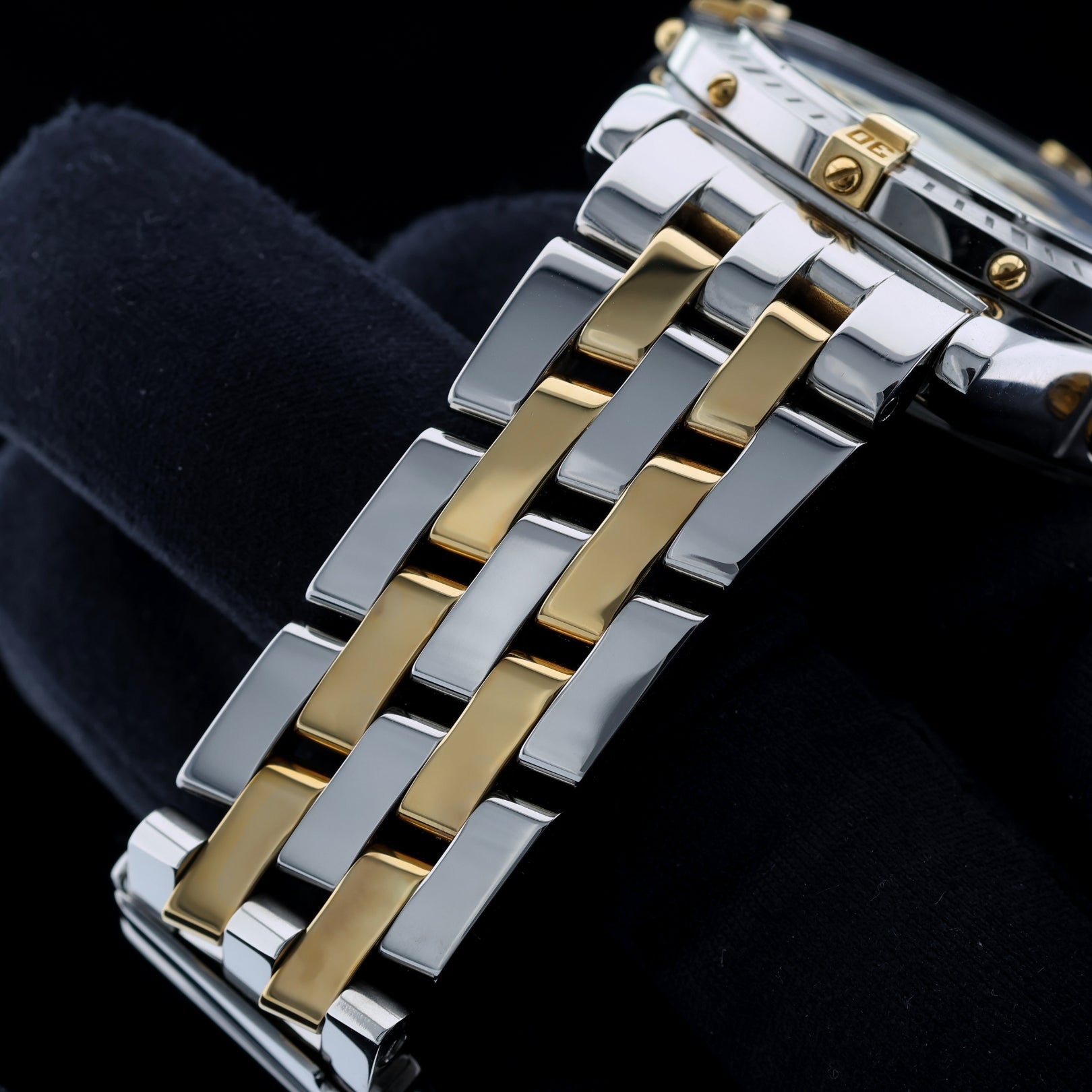 Breitling Chronomat "GT" 39mm, Blau Golden, Automatik, Ref. B13352, Stahl/Gold, Box - LUXUHRIA