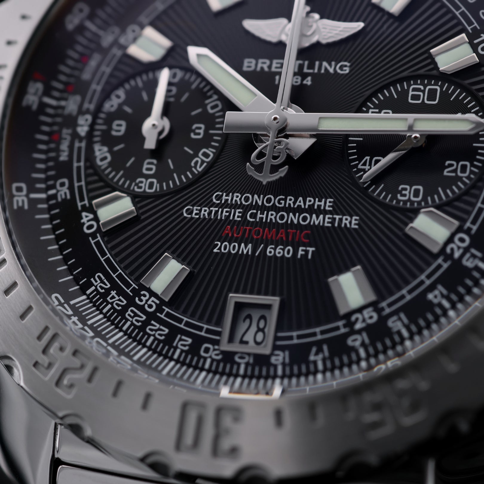 Breitling Skyracer Chronograph, Edelstahl, Ref. A27362, B+P - LUXUHRIA