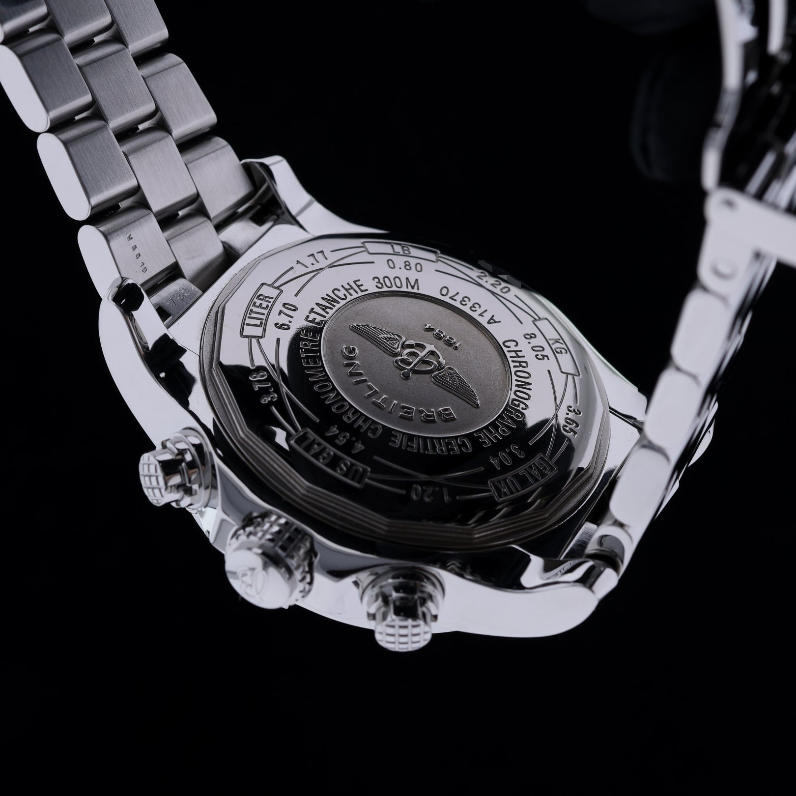 Breitling Super Avenger Chrono, Edelstahl, 48 mm, Ref. A13370, 03-2013, B+P - LUXUHRIA