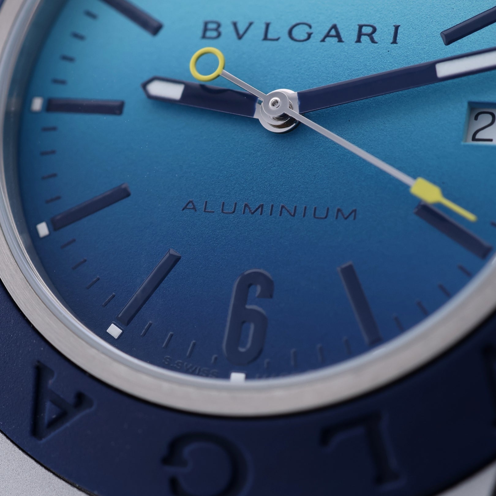 Bulgari Aluminium, Capri Edition, Limited Edition 1000pcs., Ref. BB40AT/103815, mit Box - LUXUHRIA