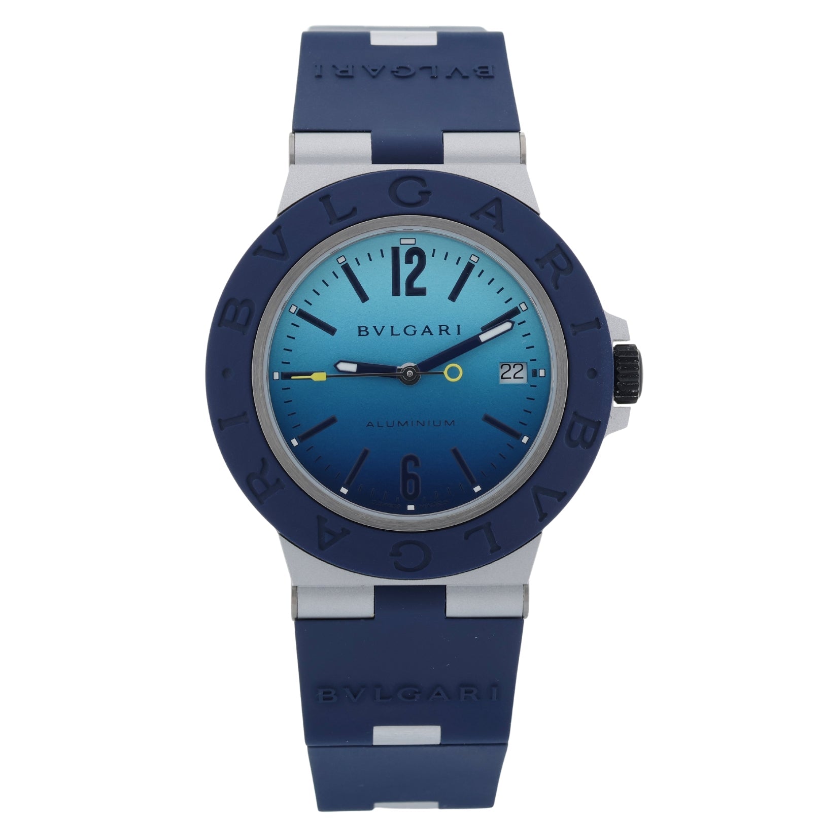 Bulgari Aluminium, Capri Edition, Limited Edition 1000pcs., Ref. BB40AT/103815, mit Box - LUXUHRIA