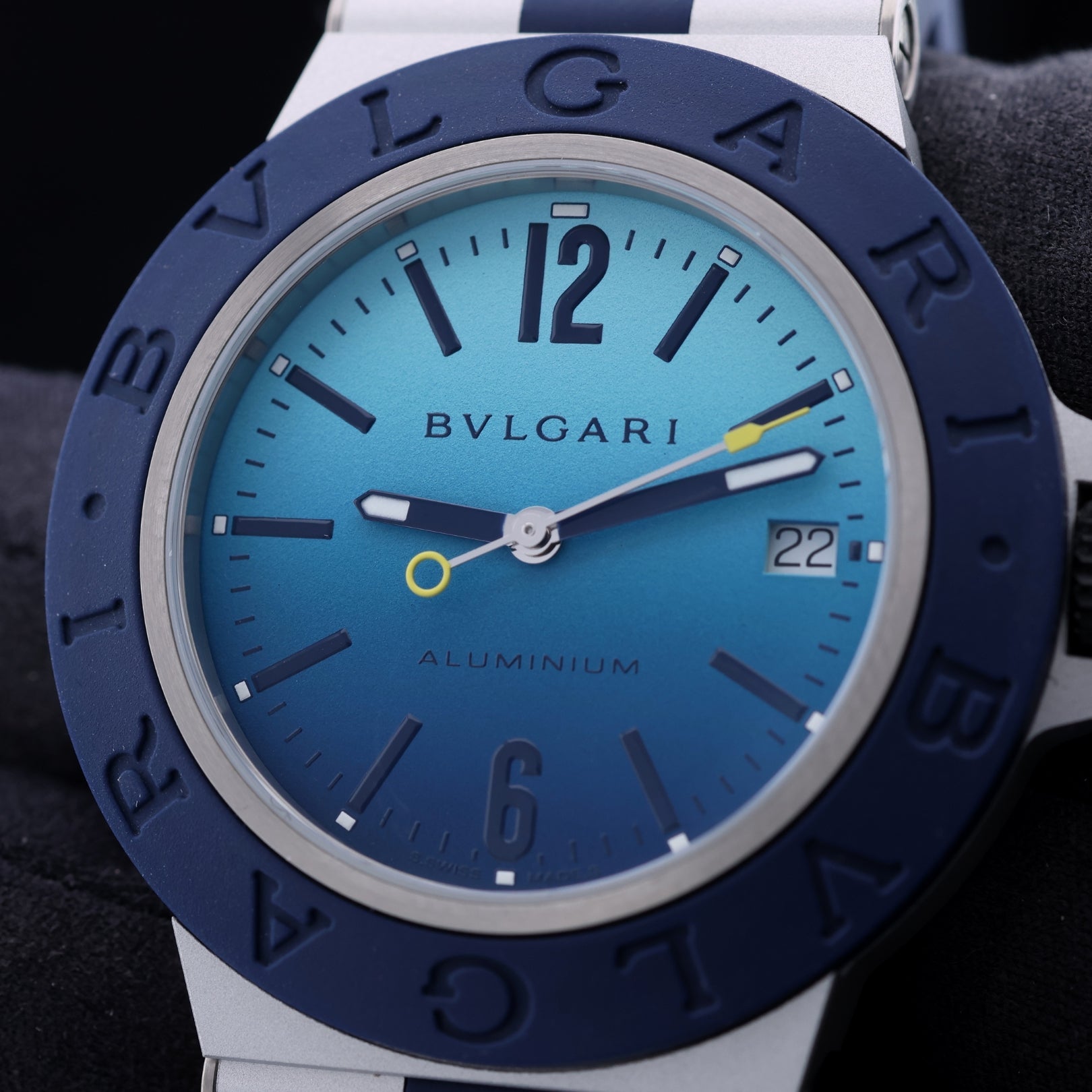 Bulgari Aluminium, Capri Edition, Limited Edition 1000pcs., Ref. BB40AT/103815, mit Box - LUXUHRIA