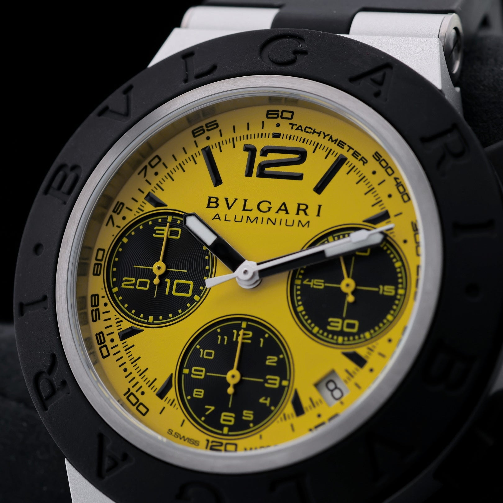 Bulgari Aluminium Gran Turismo 41 mm, Limited Edition 500pcs., Ref. 104006, 12 - 2023, B+P - LUXUHRIA