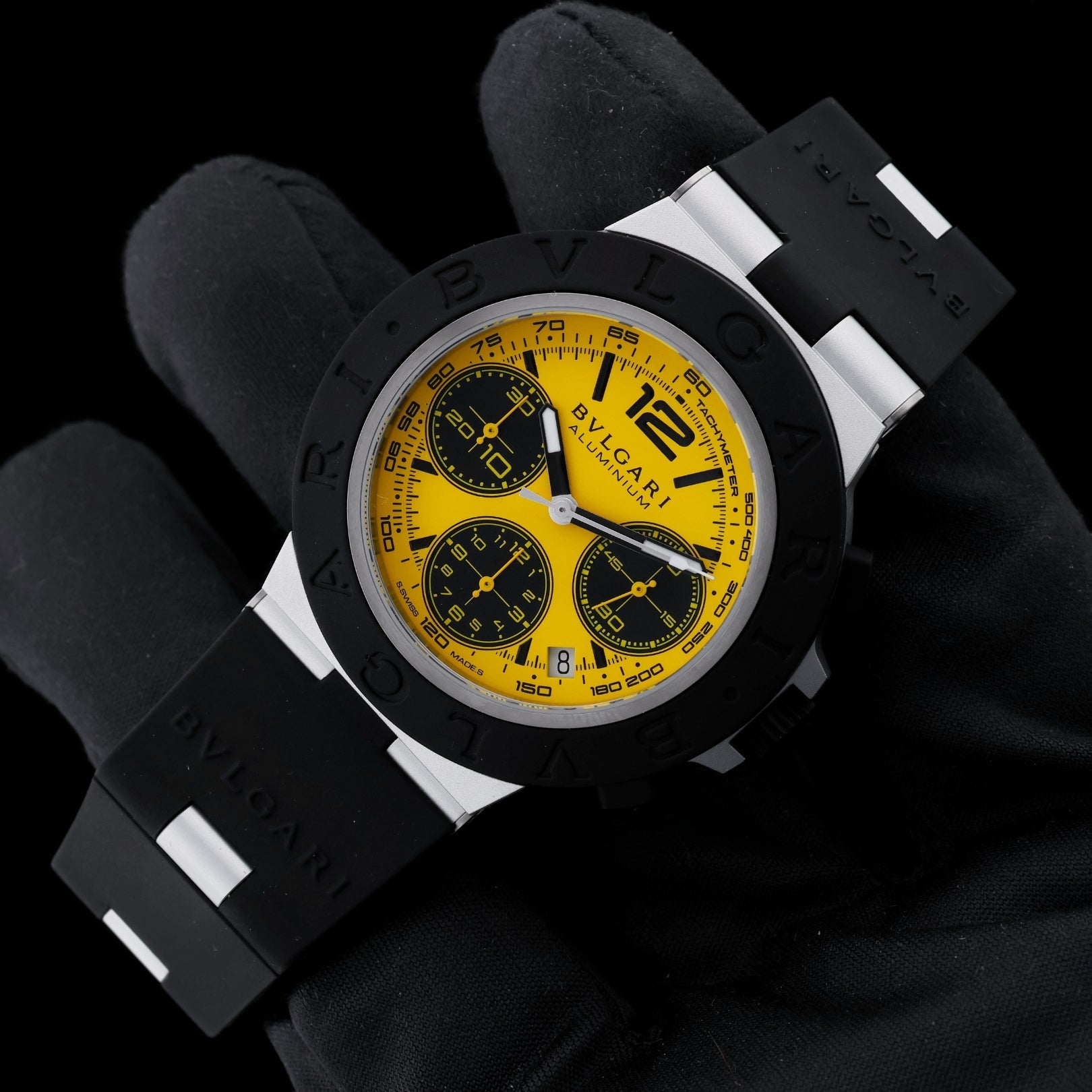 Bulgari Aluminium Gran Turismo 41 mm, Limited Edition 500pcs., Ref. 104006, 12 - 2023, B+P - LUXUHRIA