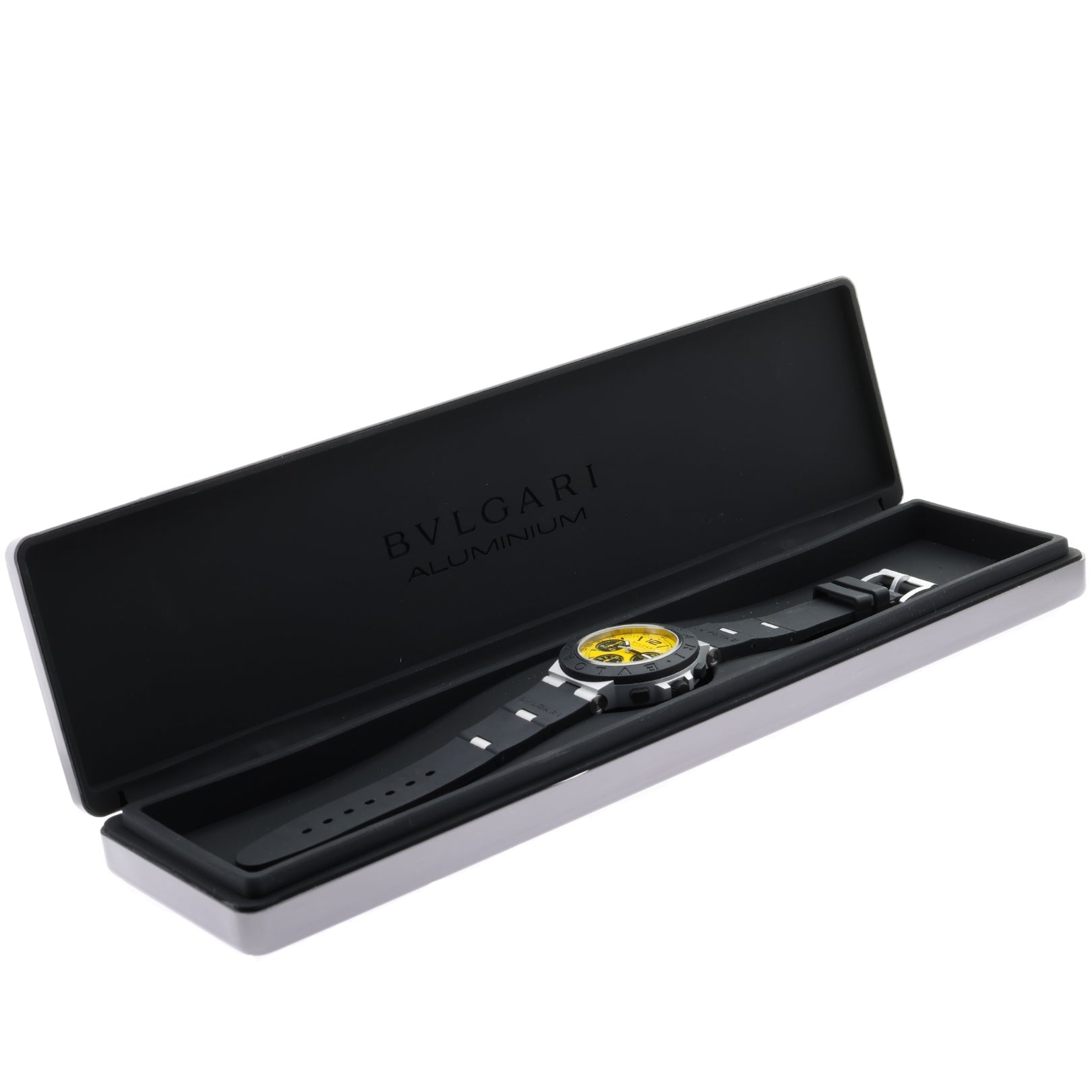 Bulgari Aluminium Gran Turismo 41 mm, Limited Edition 500pcs., Ref. 104006, 12 - 2023, B+P - LUXUHRIA