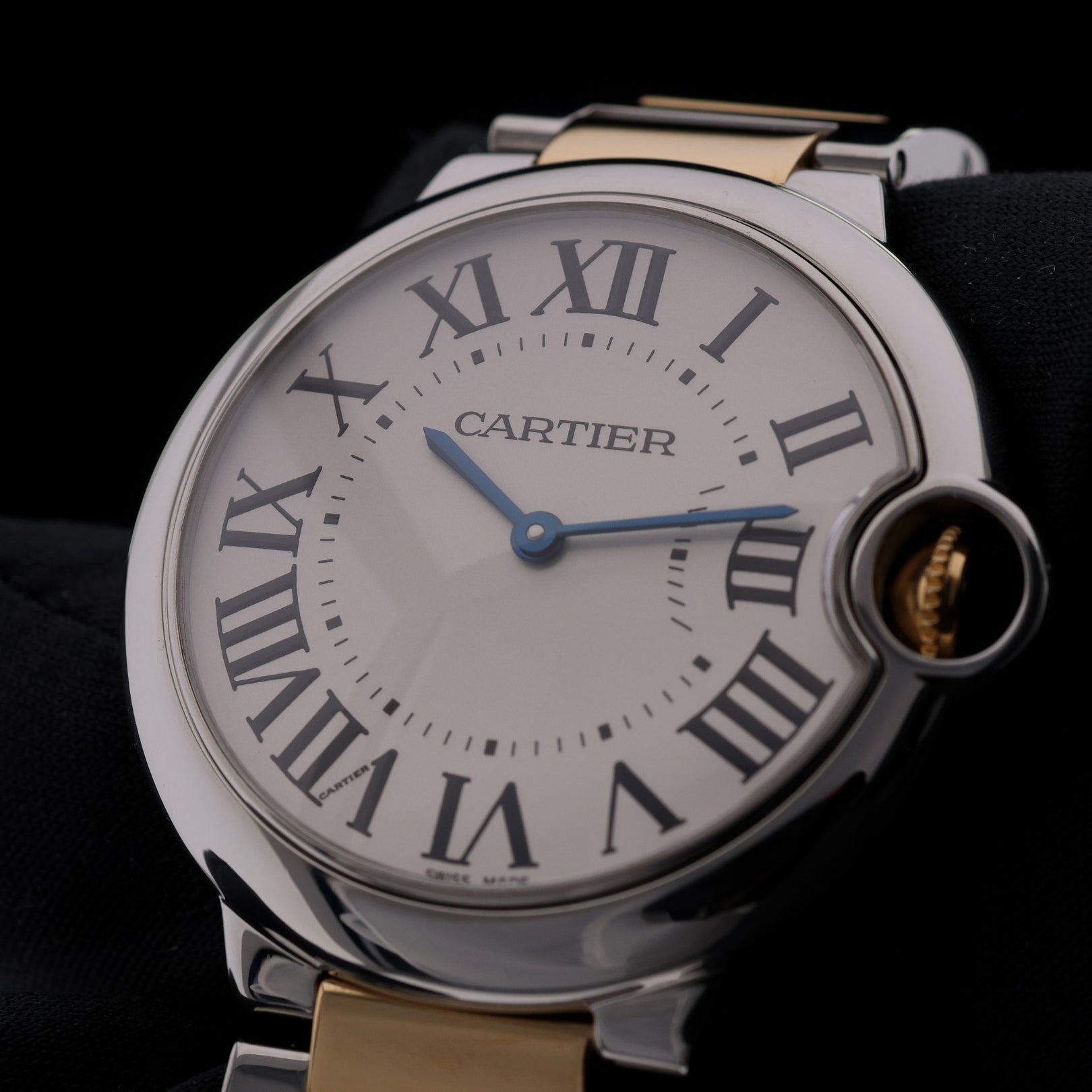 Cartier Ballon Bleu, Edelstahl/Gelbgold, Ref. W69008Z3, 08-2008, B+P - LUXUHRIA