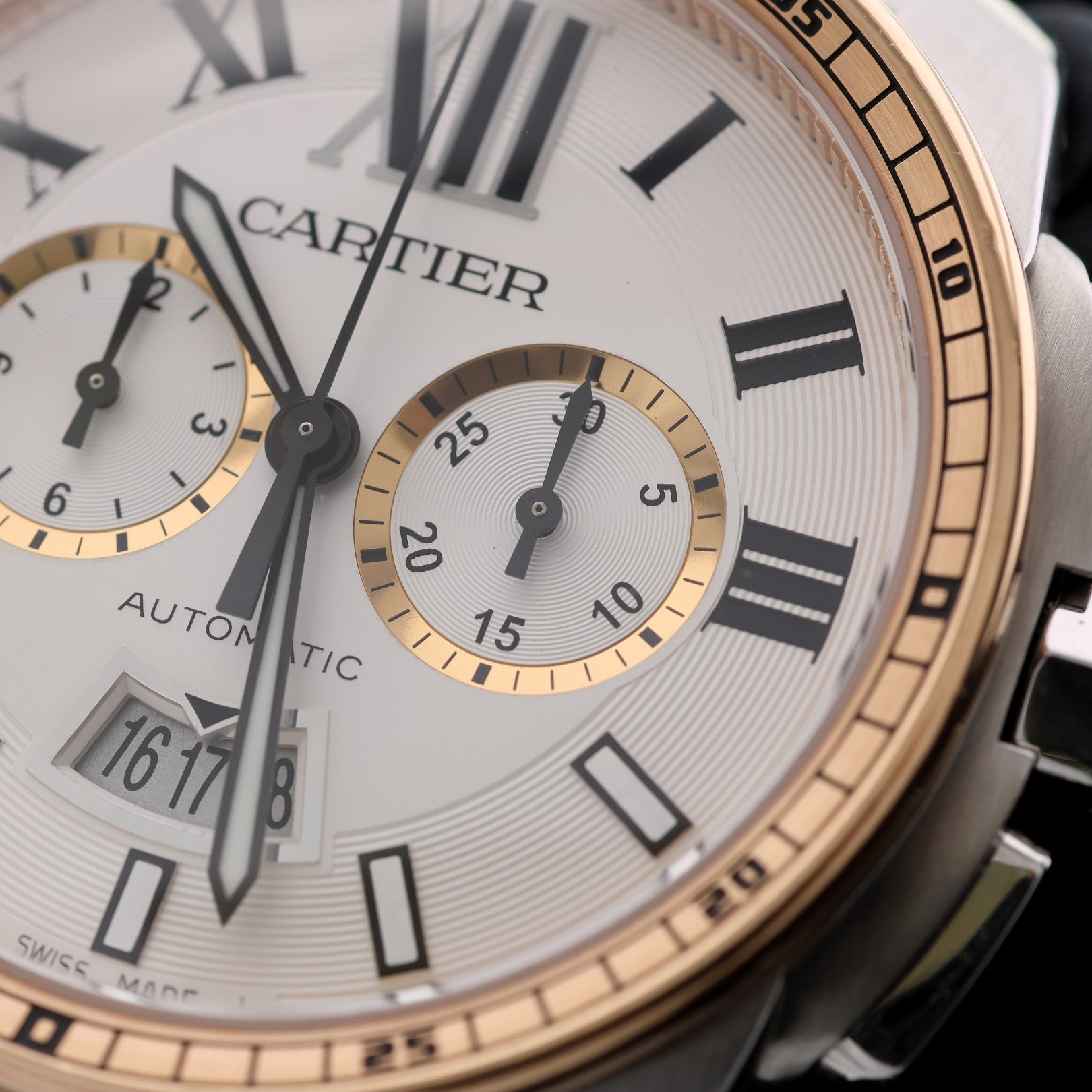 Cartier Calibre de Cartier Chronograph, 42mm, Ref. W7100042, 11 - 2014, B+P - LUXUHRIA