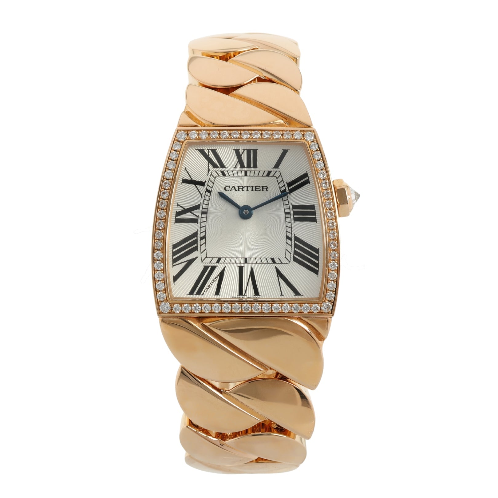 Cartier La Dona de Cartier, 18k Rosegold, Diamantlünette, 28x29mm, Ref. 2896, B+P - LUXUHRIA